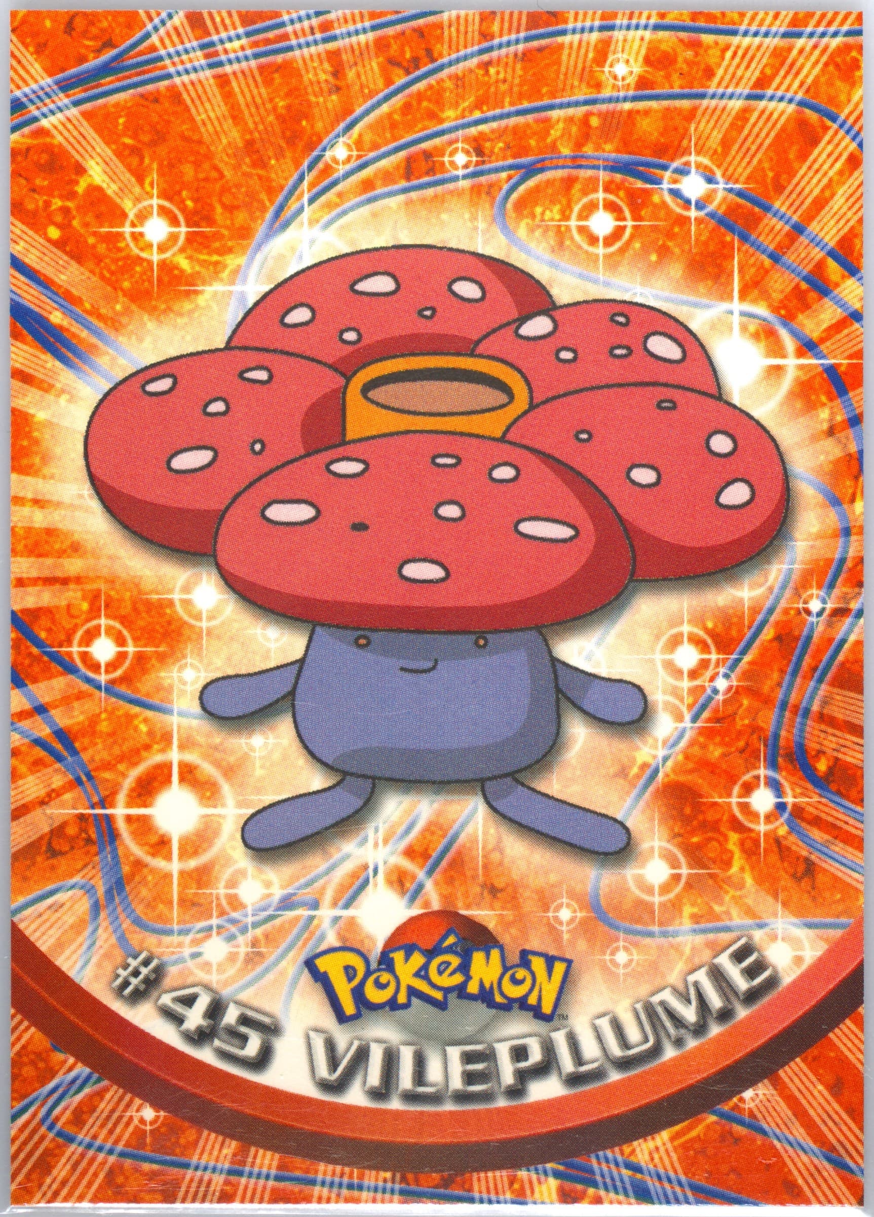 Vileplume (45) 1999 Topps Pokemon TV