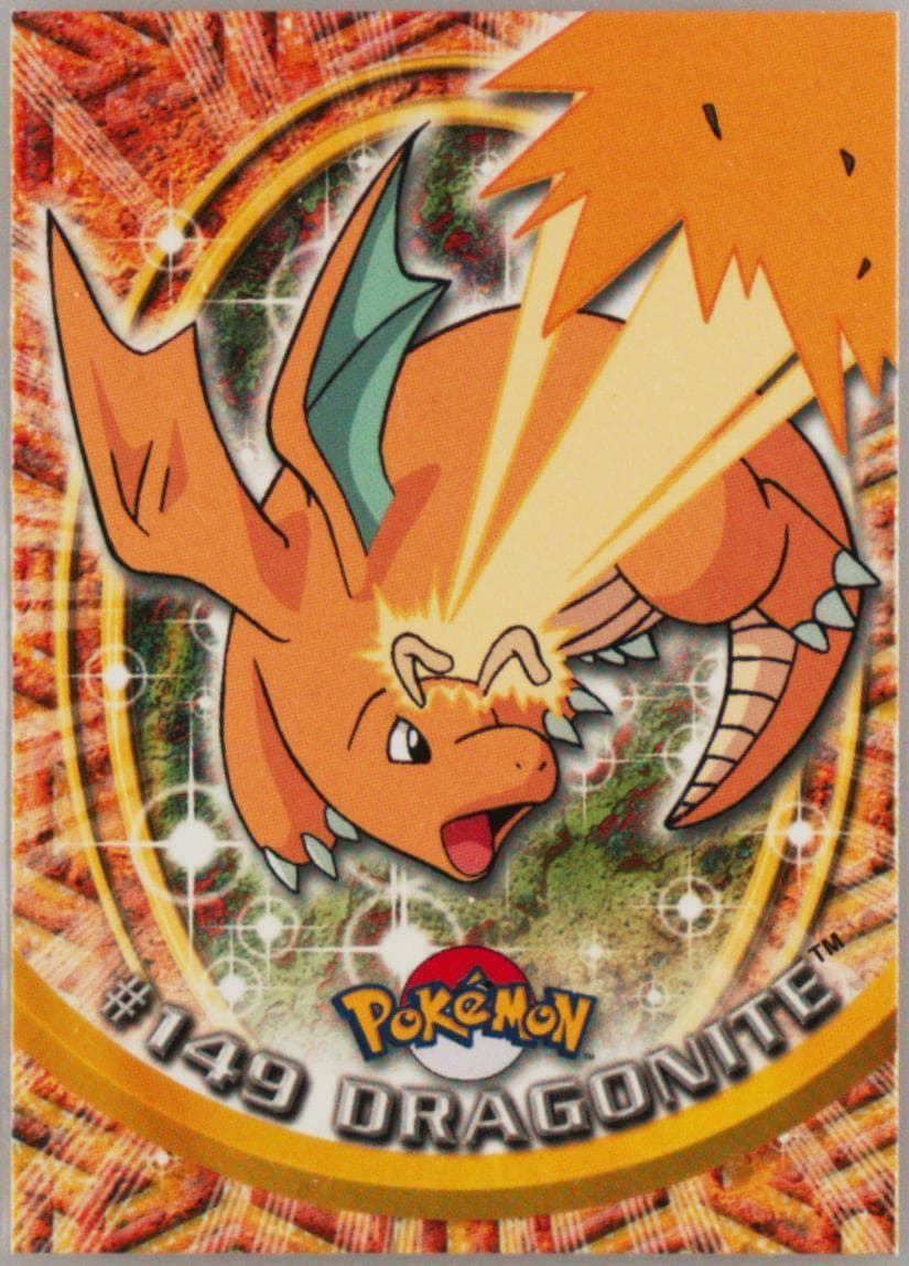 Dragonite (149) 2000 Topps Pokemon TV Animation Series 3