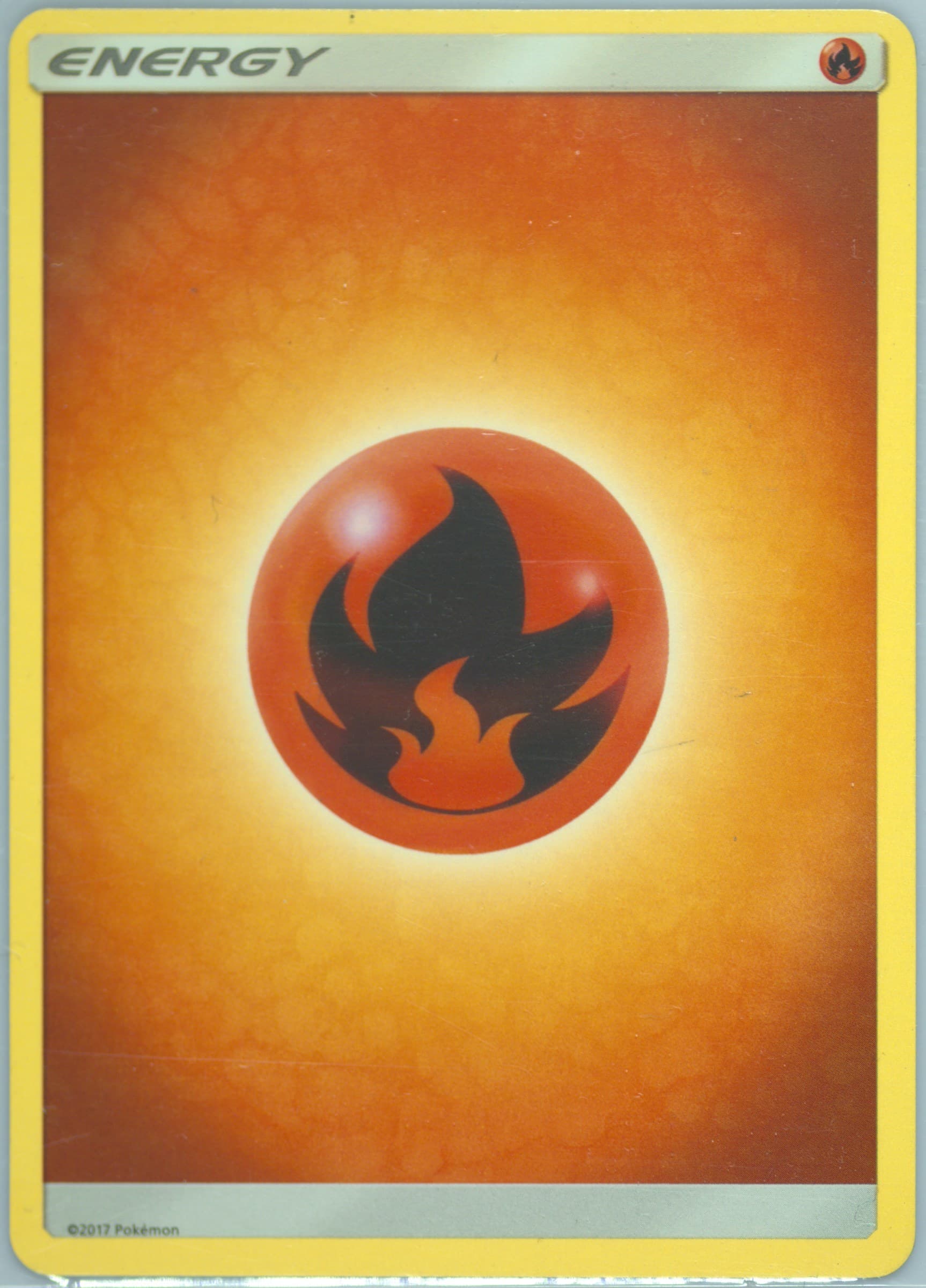 Fire Energy 2017 Pokemon Sun & Moon