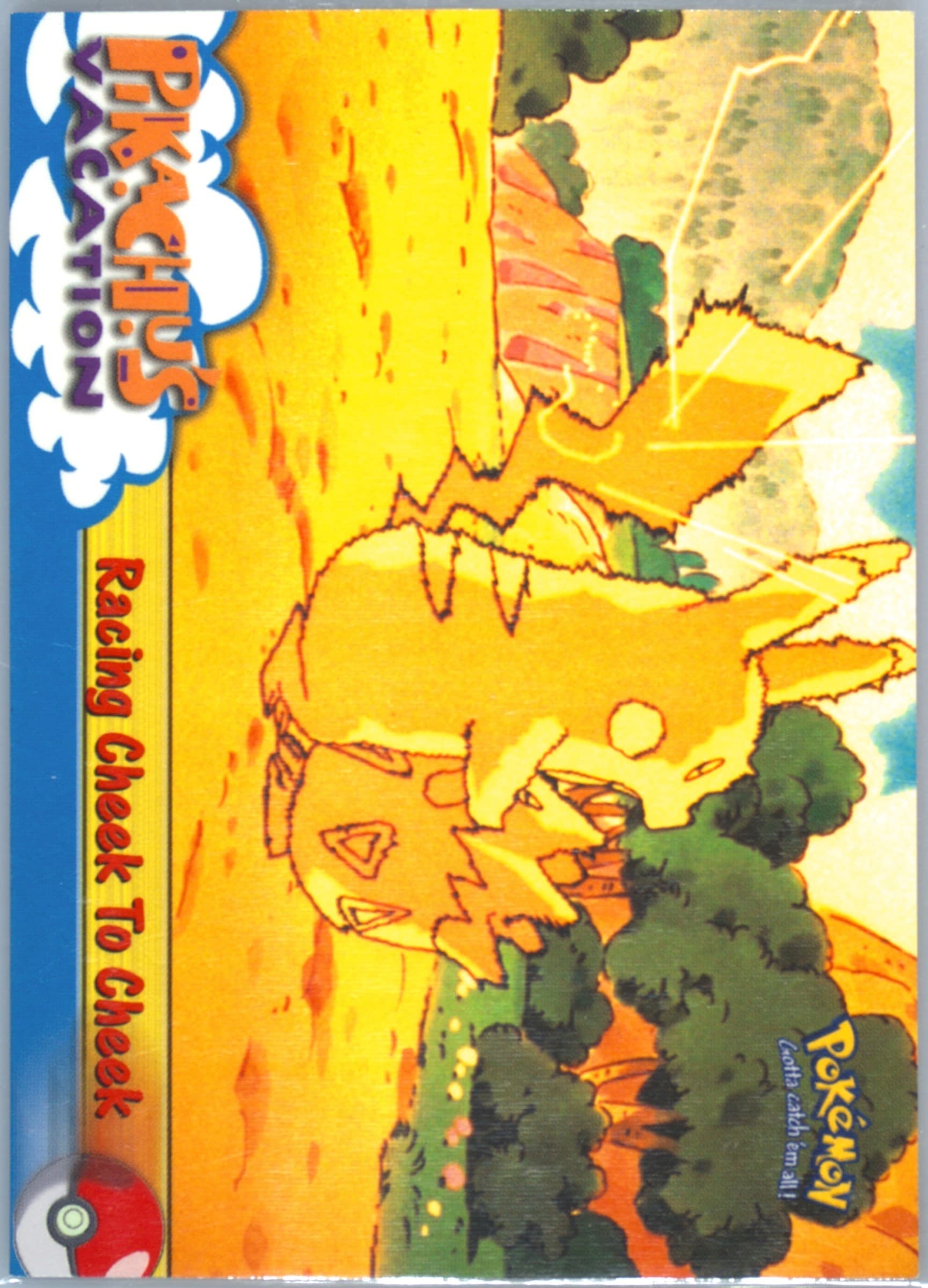 Movie Edition Racing Cheek to Cheek (48) 1999 Topps Pokemon the Movie Edt