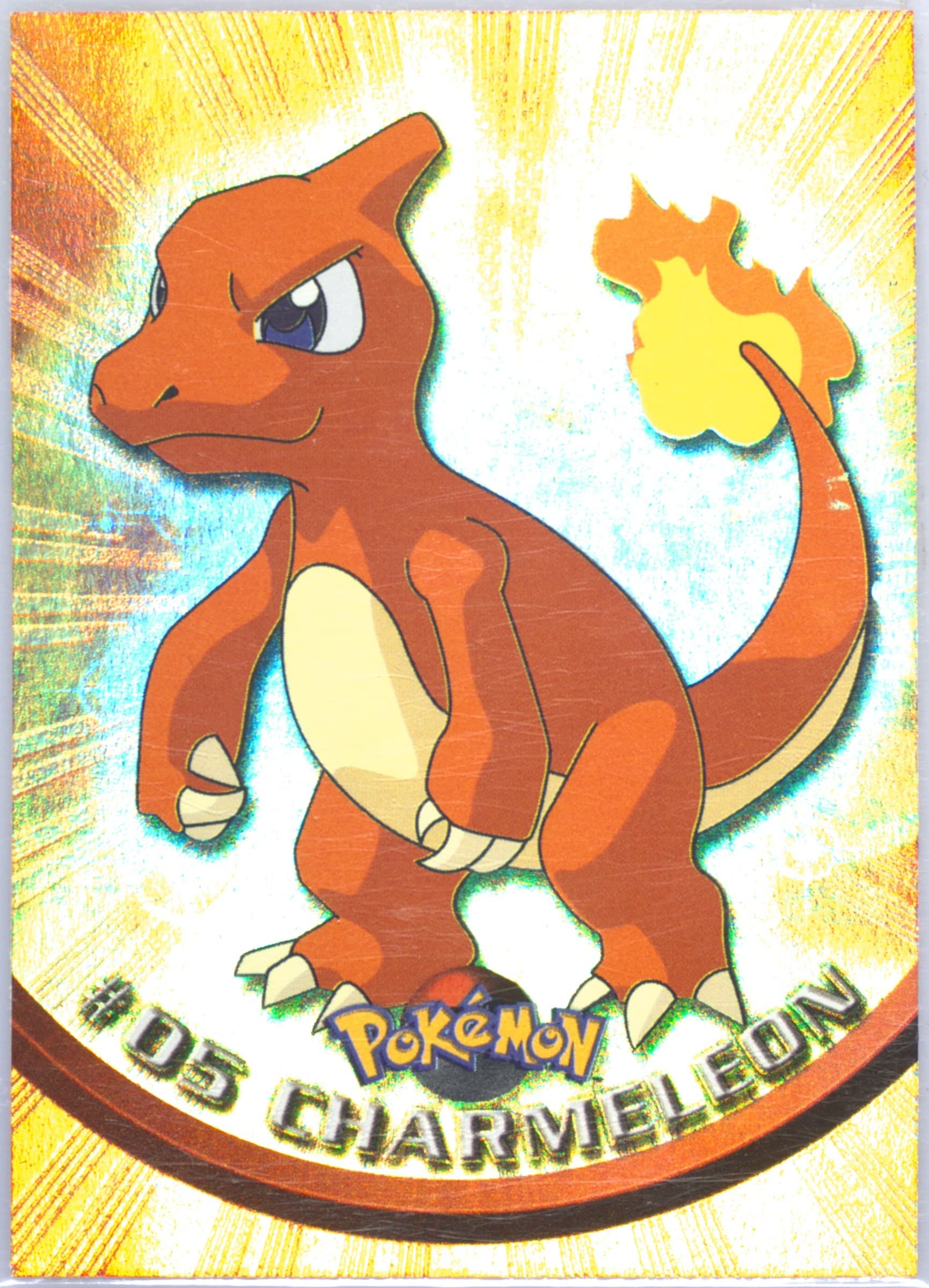 Charmeleon Rainbow Foil (5) 1999 Topps Pokemon TV