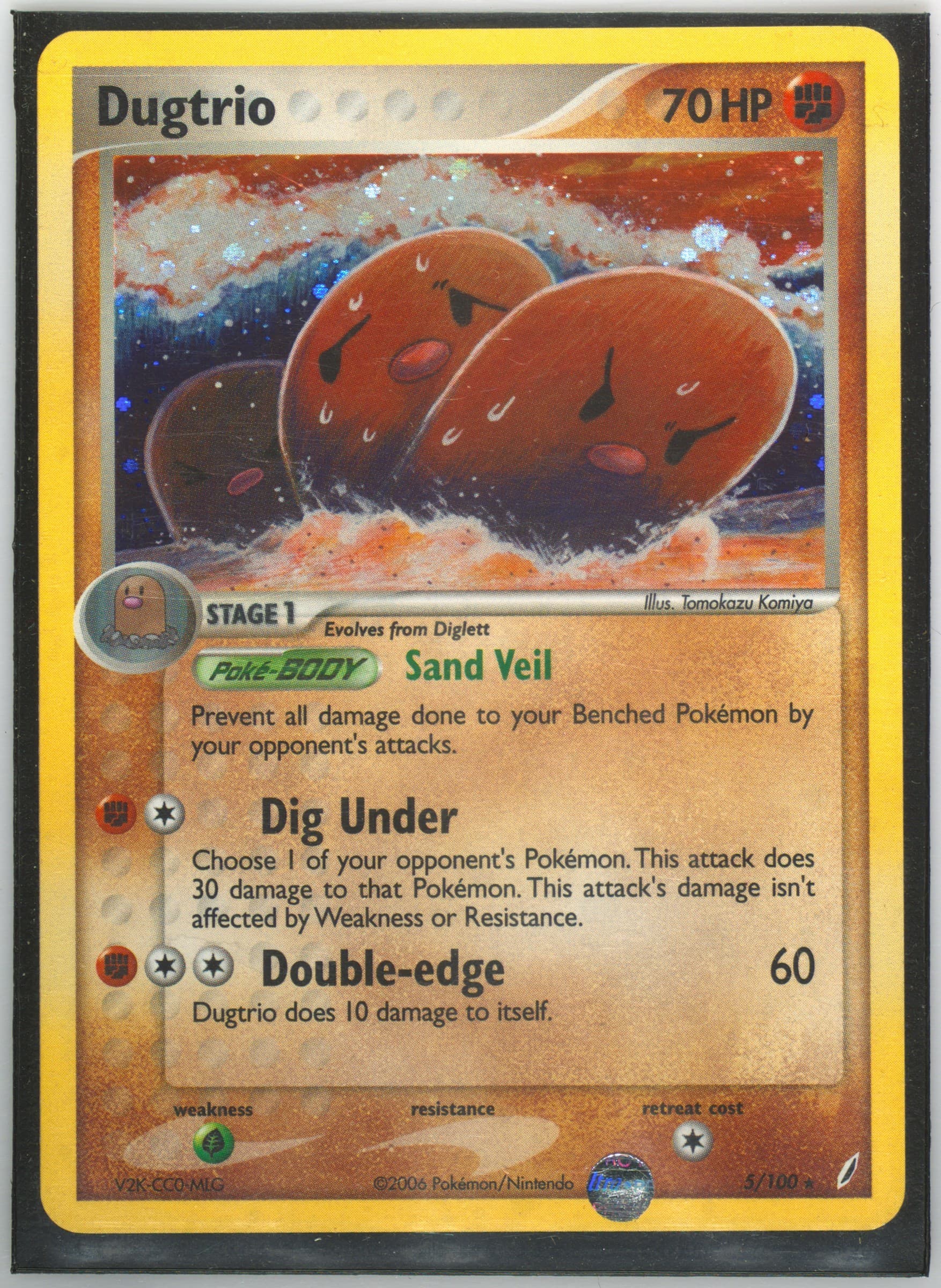 Dugtrio Earth Shower Theme Deck (5) 2006 Pokemon EX Crystal Guardians