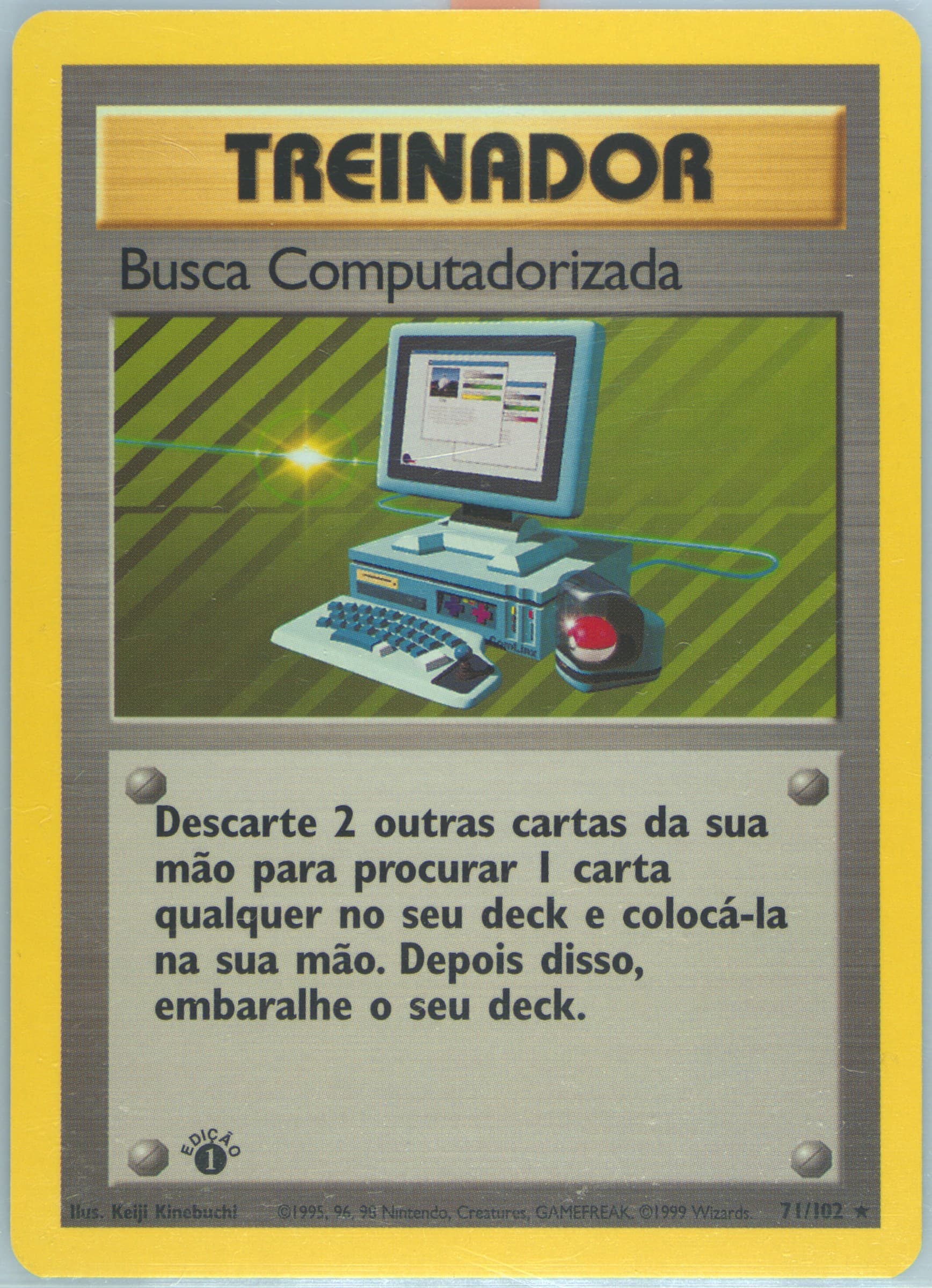 Busca Computadorizada 1st Edition (71) 1999 Pokemon Portuguese
