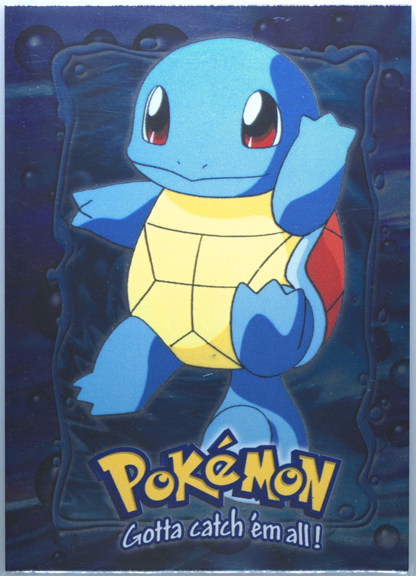 Squirtle #7 Foil (E7) 1999 Topps Pokemon the Movie Edt