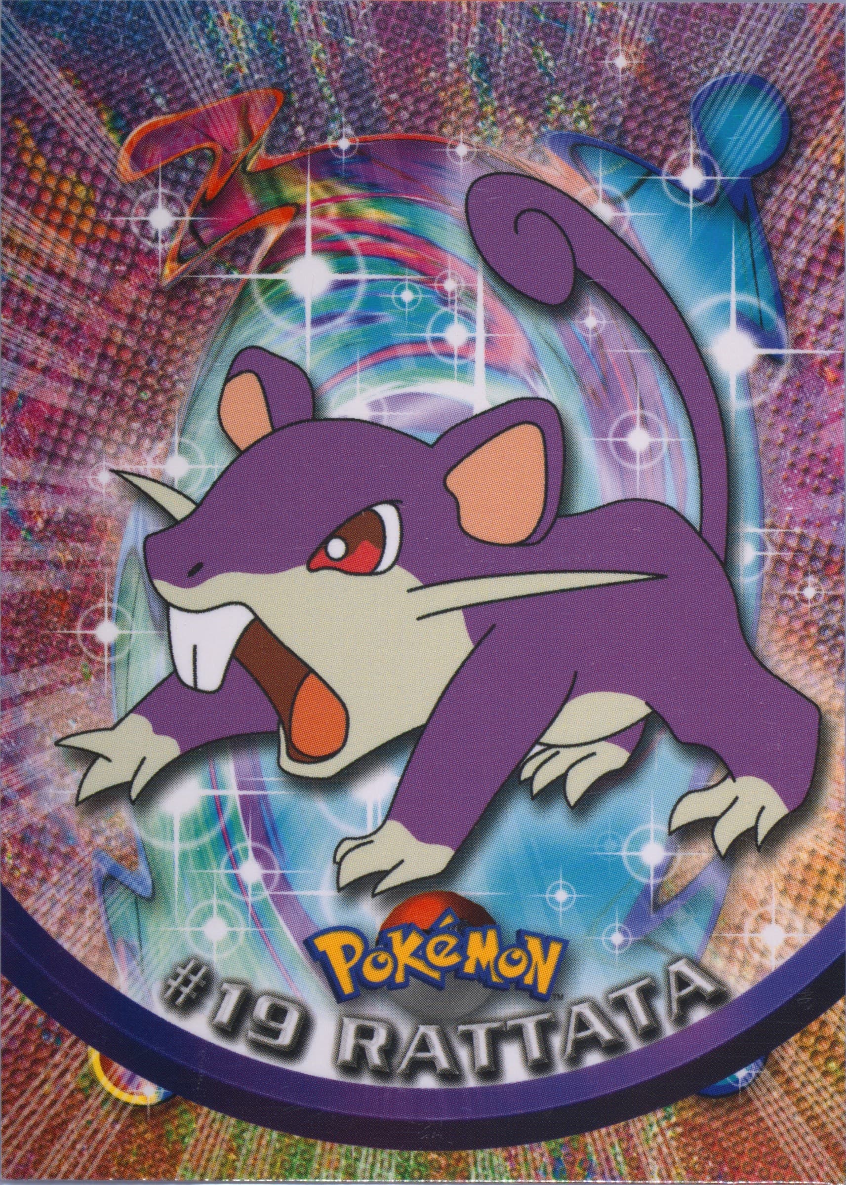 Rattata (19) 1999 Topps Pokemon TV