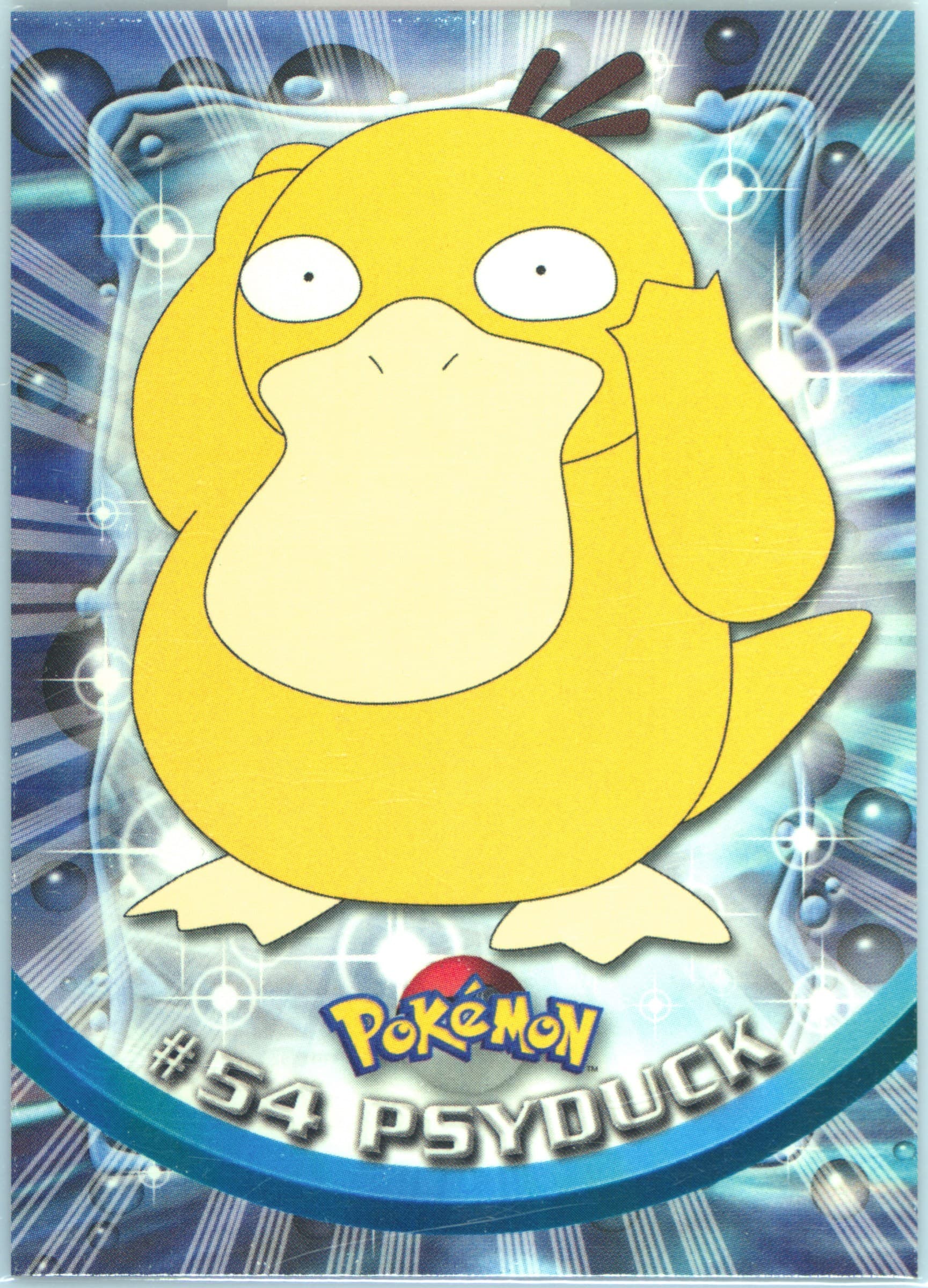 Psyduck (54) 1999 Topps Pokemon TV