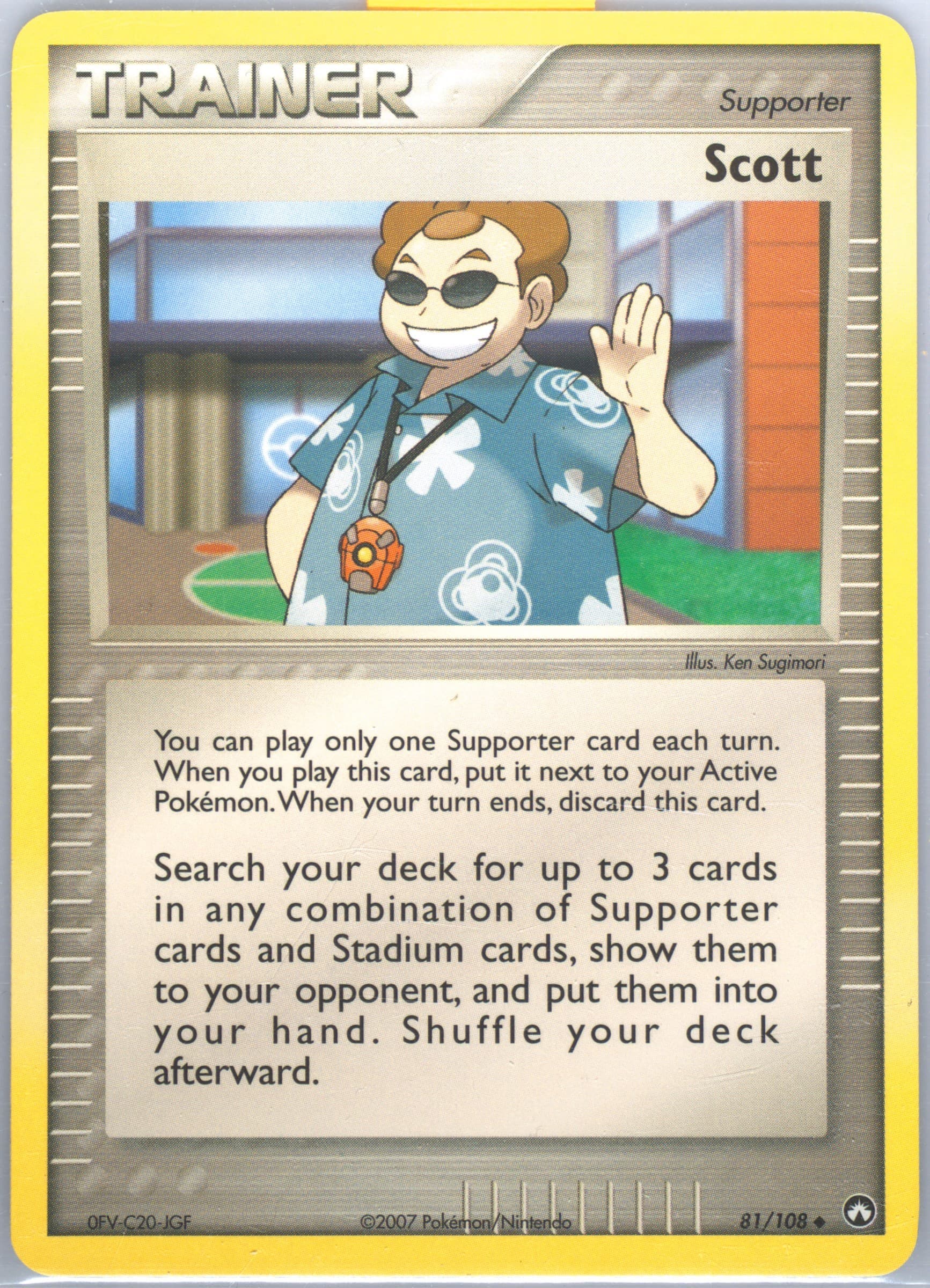 Scott (81) 2007 Pokemon EX Power Keepers