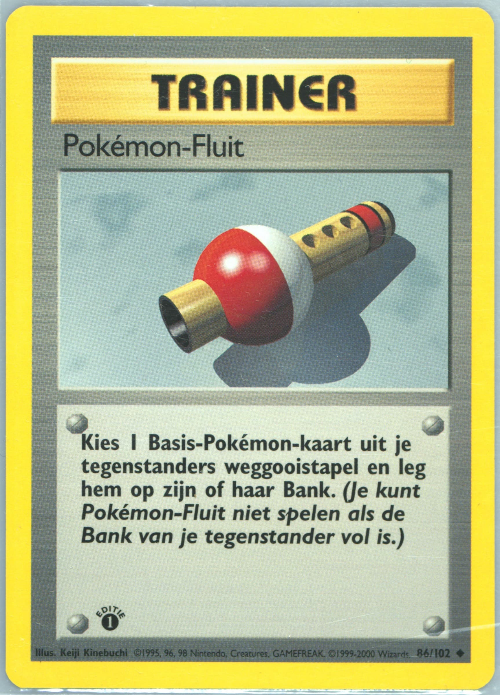 Pokemon-Fluit 1st Edition (86) 1999 Pokemon Dutch