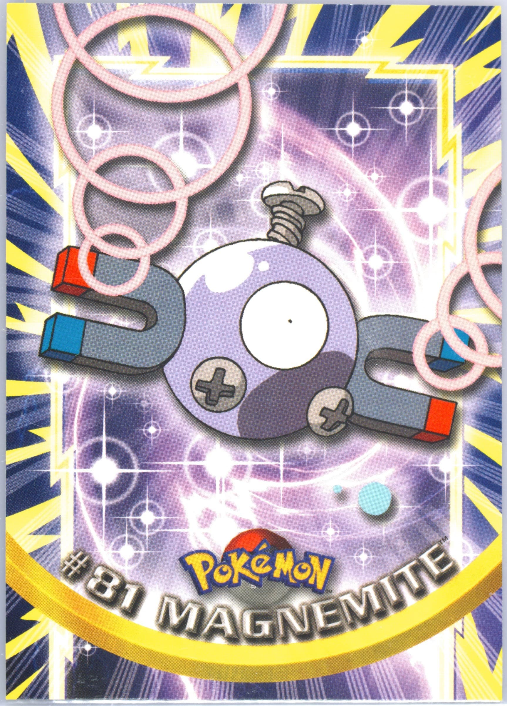 Magnemite (81) 2000 Topps Pokemon TV Animation Series 2