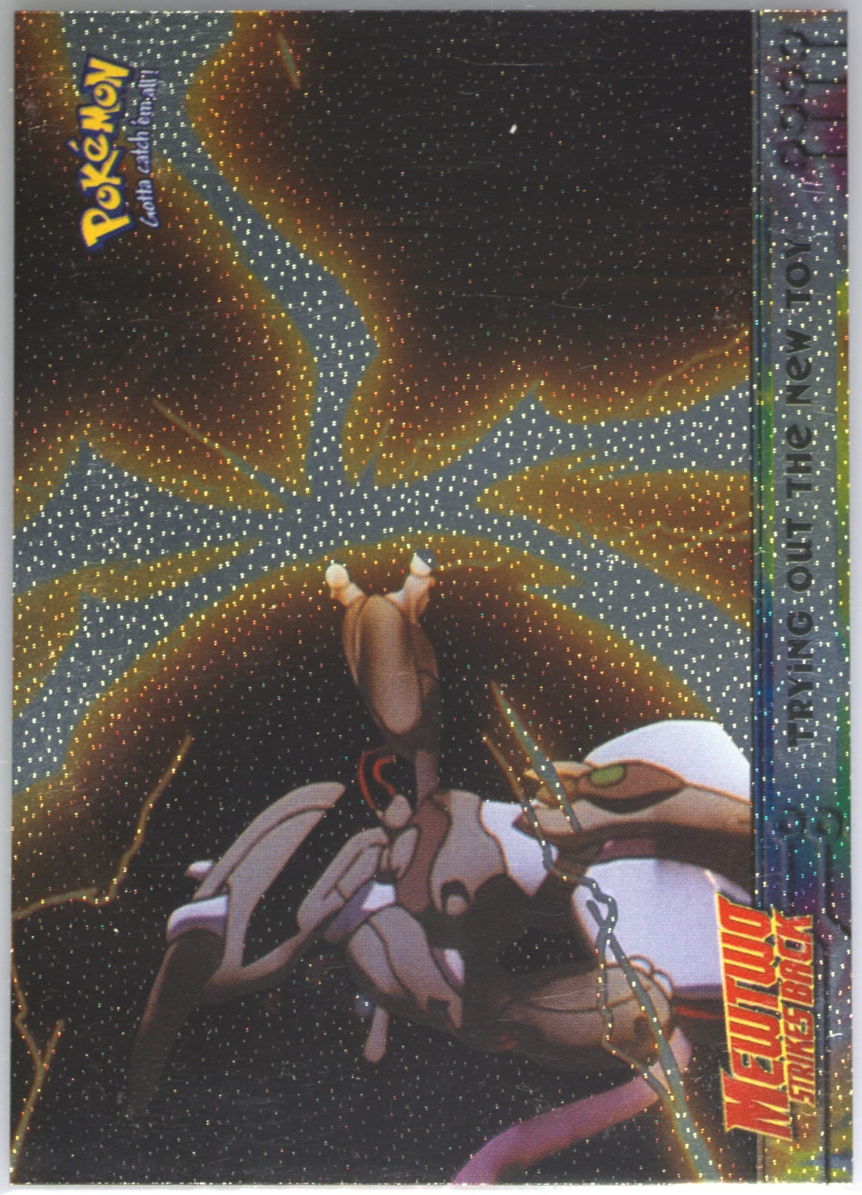 Movie Edition Trying Out the New Toy-Foil (7) 1999 Topps Pokemon the Movie Edt