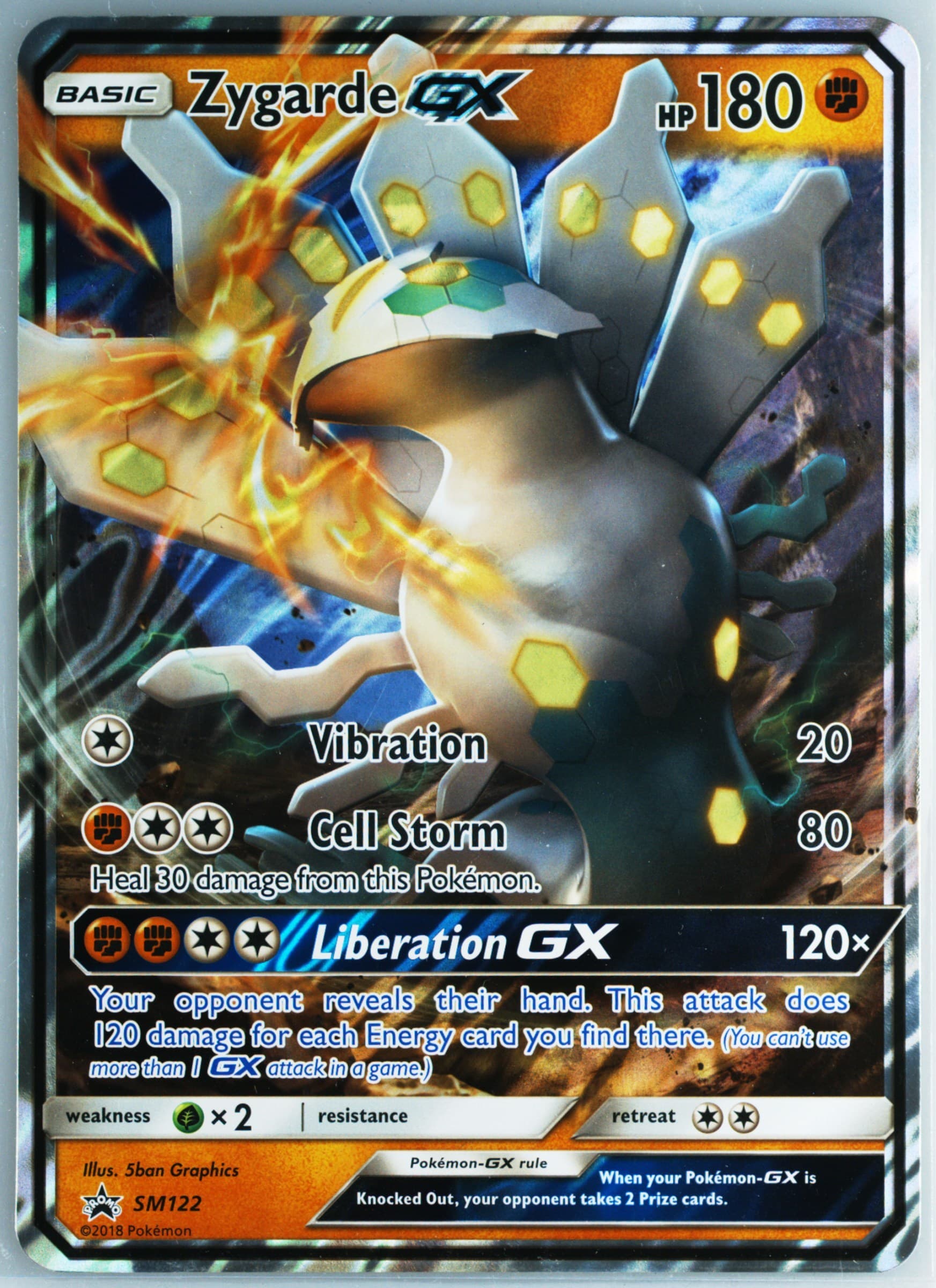 Zygarde GX Shiny Zygarde GX Box-Jumbo (SM122) 2018 Pokemon SM Black Star Promo