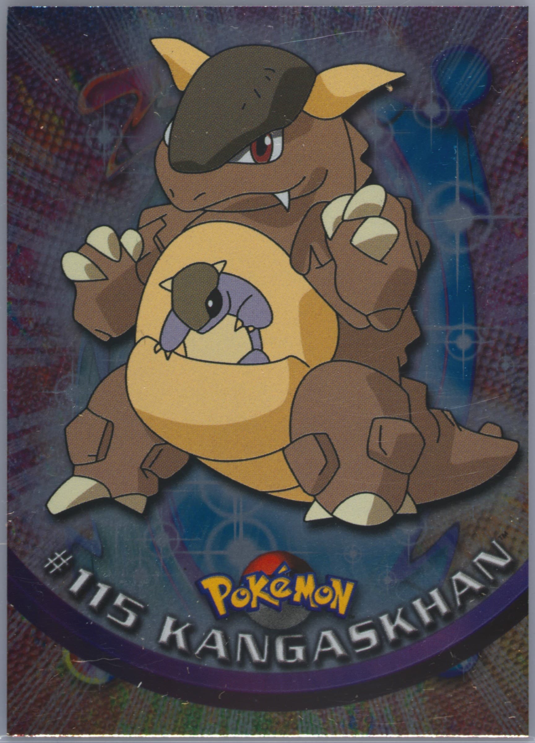 Kangaskhan Foil (115) 2000 Topps Pokemon TV Animation Series 2
