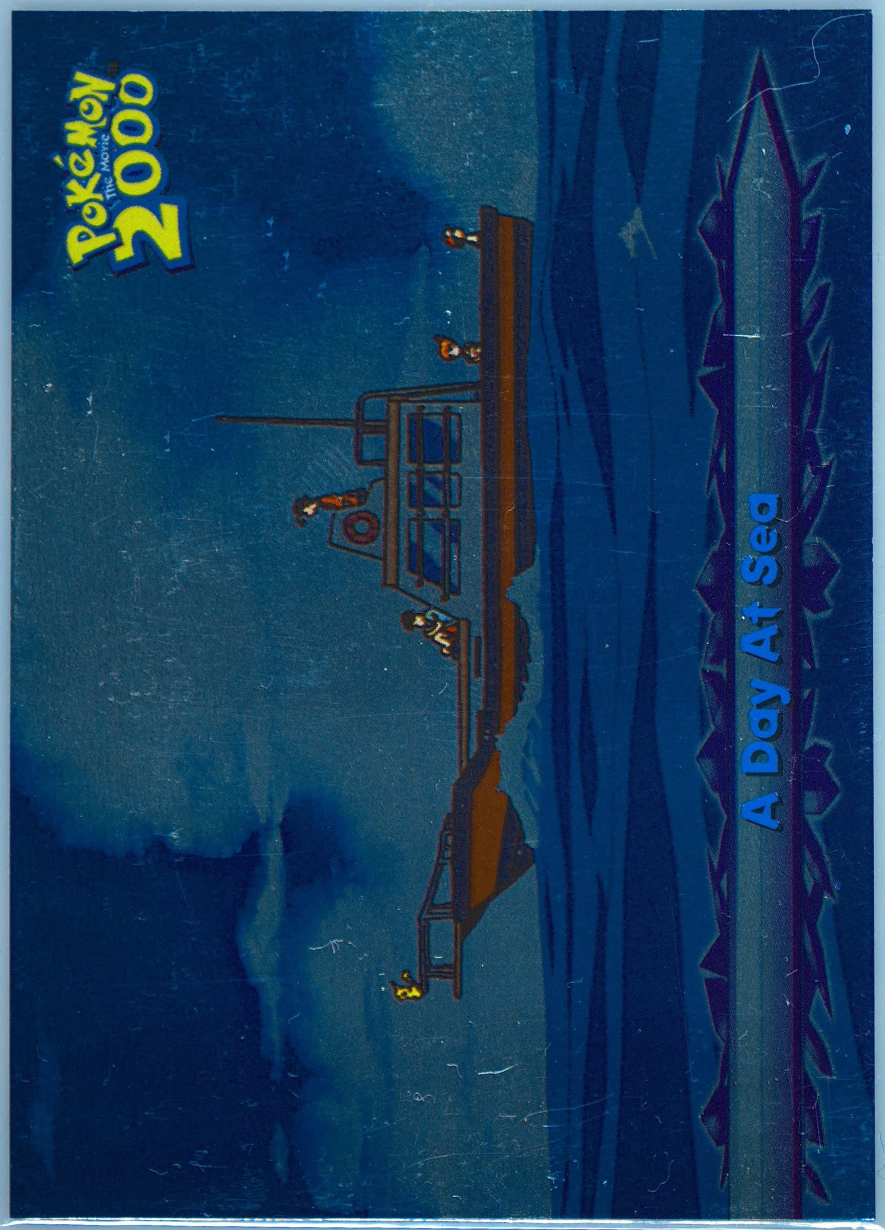 A Day at Sea Rainbow Foil (17) 2000 Topps Pokemon the Movie 2000