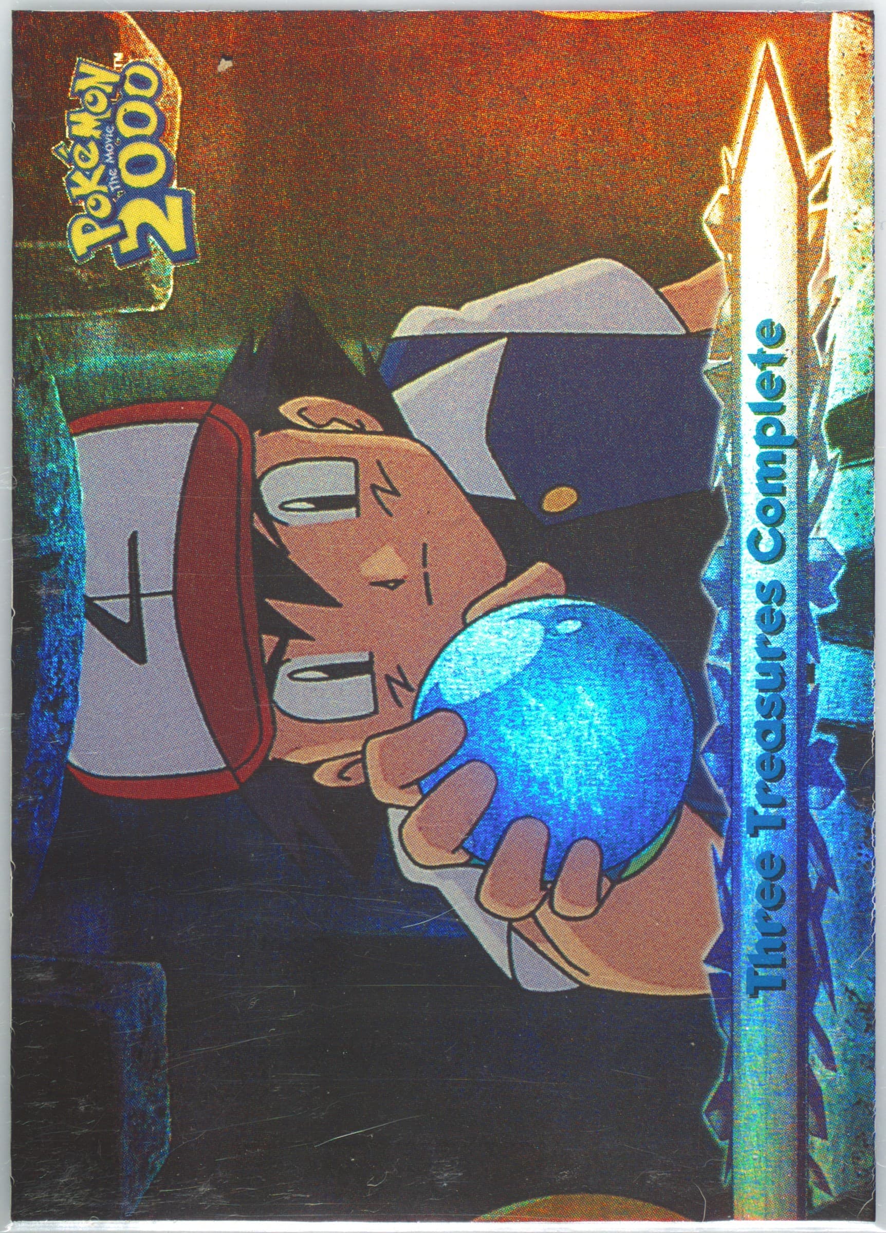 Three Treasures Complete Rainbow Foil (60) 2000 Topps Pokemon the Movie 2000