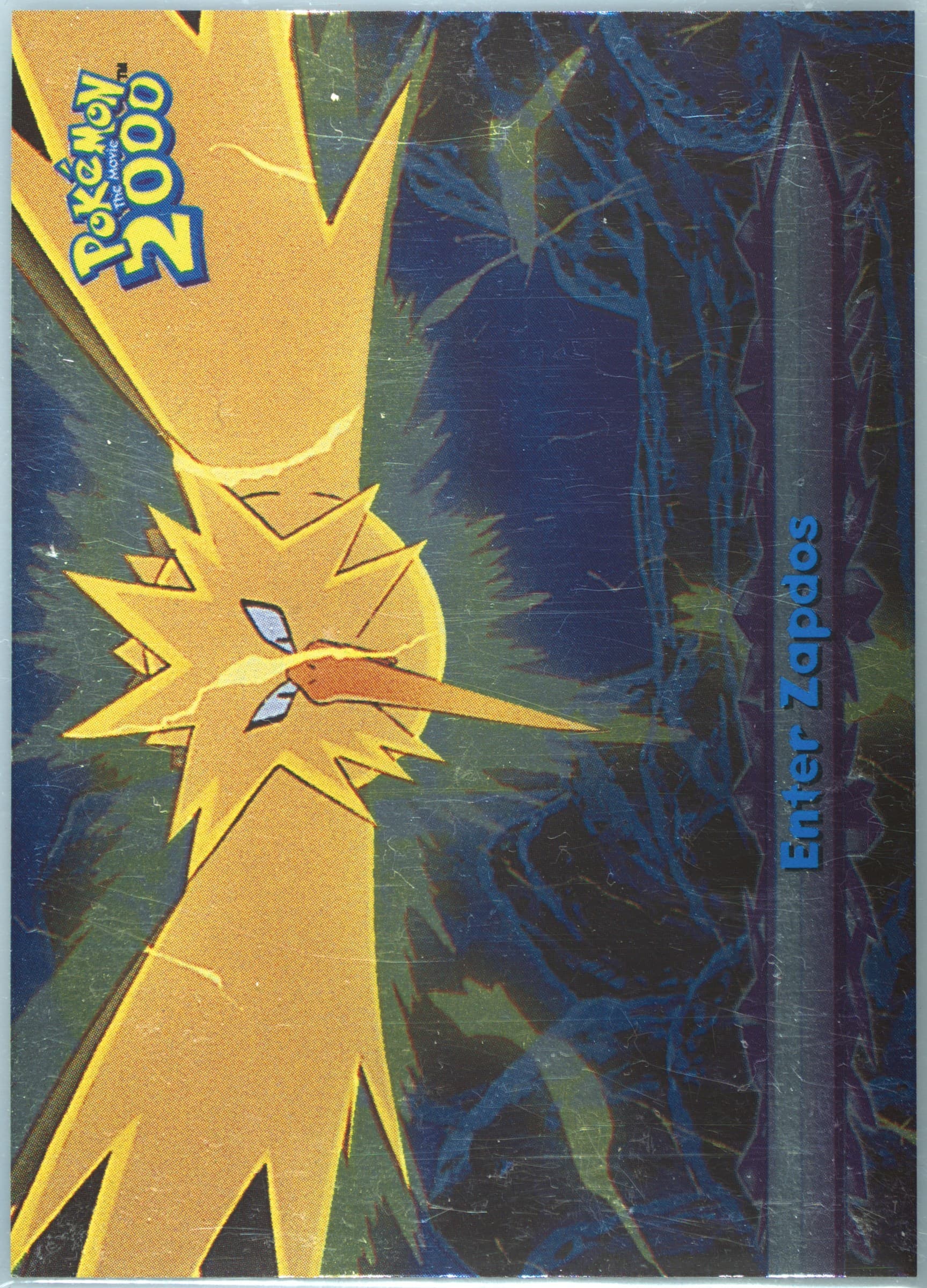 Enter Zapdos Foil (33) 2000 Topps Pokemon the Movie 2000