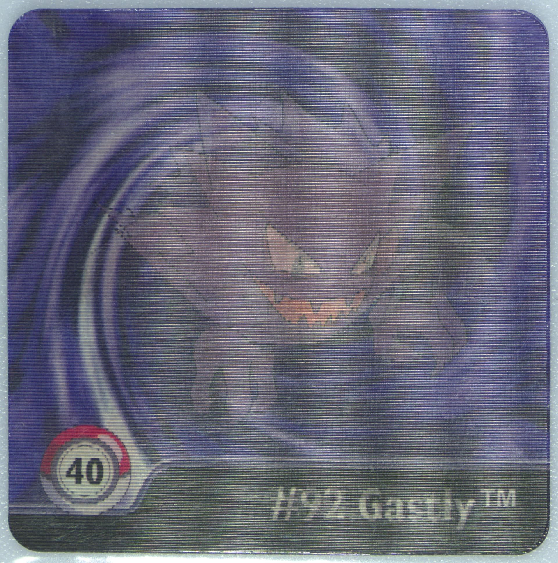 Gastly/Gengar/Haunter (40) 1999 Pokemon Action Flipz Series One