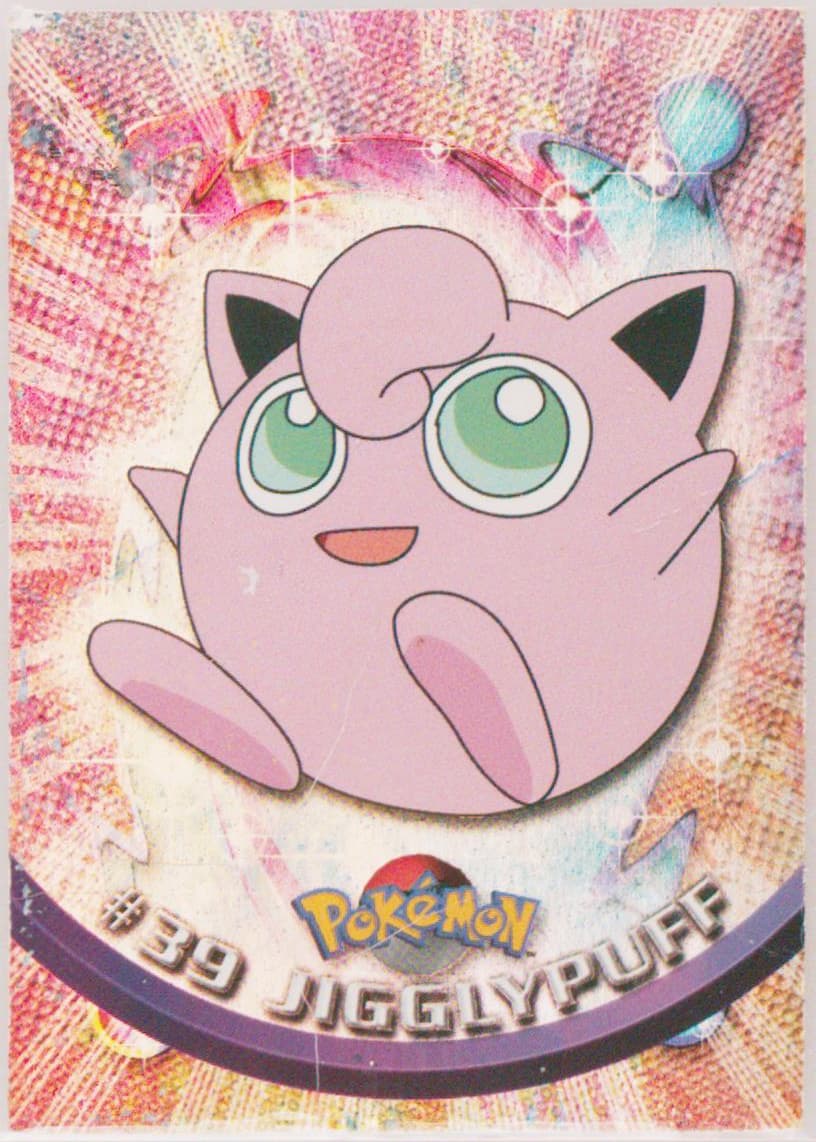 Jigglypuff Rainbow Foil (39) 1999 Topps Pokemon TV