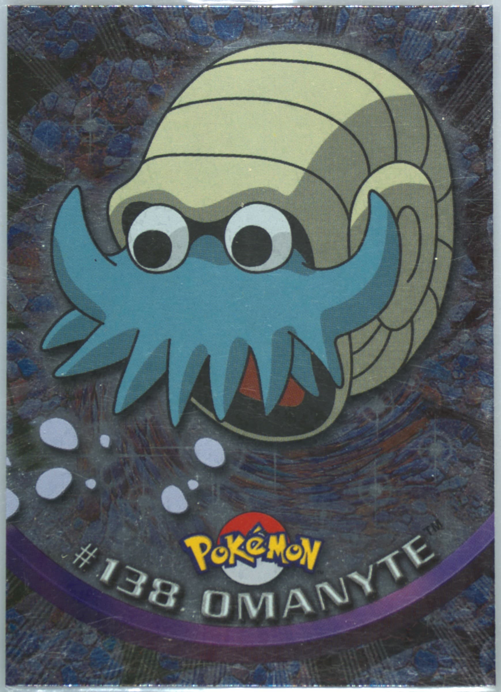 Omanyte Foil (138) 2000 Topps Pokemon TV Animation Series 3