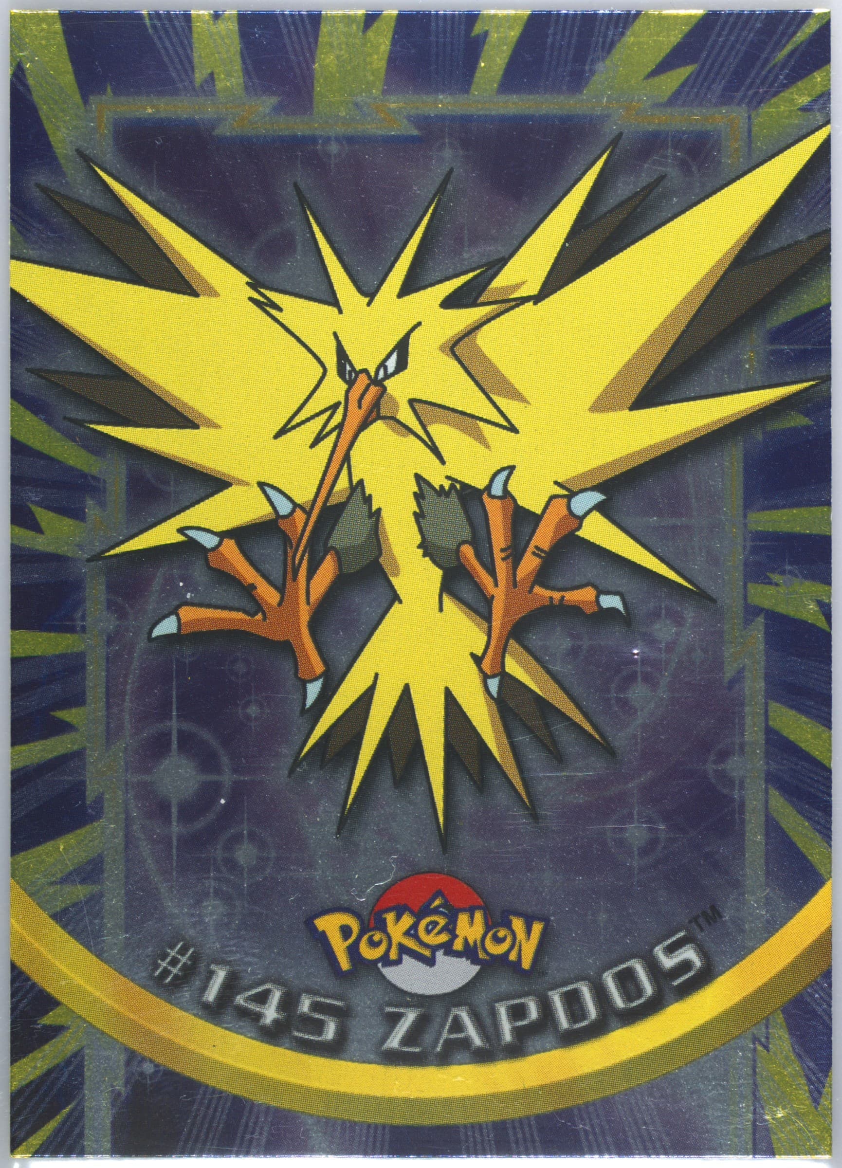 Zapdos Foil (145) 2000 Topps Pokemon TV Animation Series 3