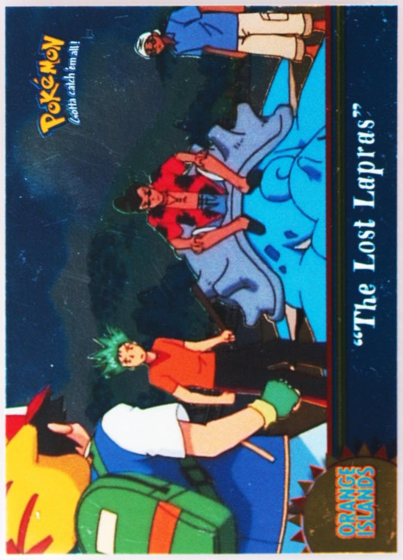 The Lost Lapras Foil (OR1) 2000 Topps Pokemon TV Animation Series 3 Orange Islands