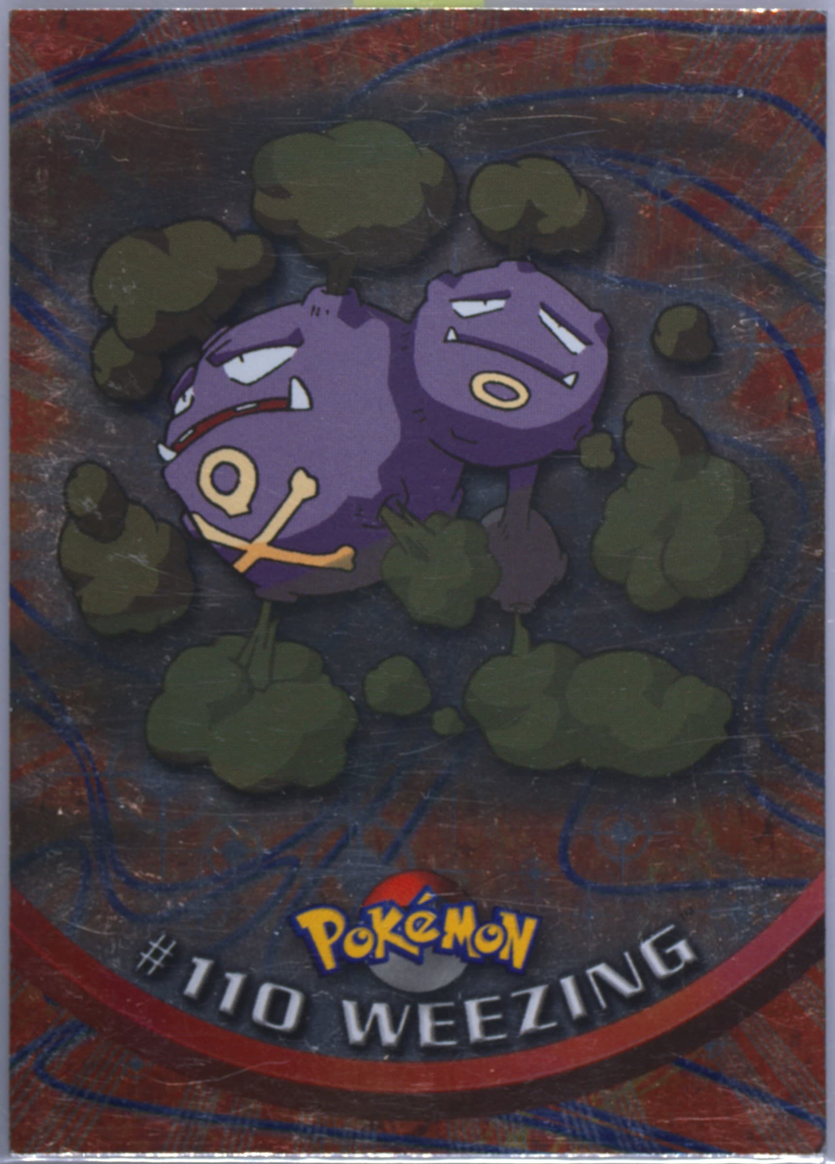 Weezing Foil (110) 2000 Topps Pokemon TV Animation Series 2