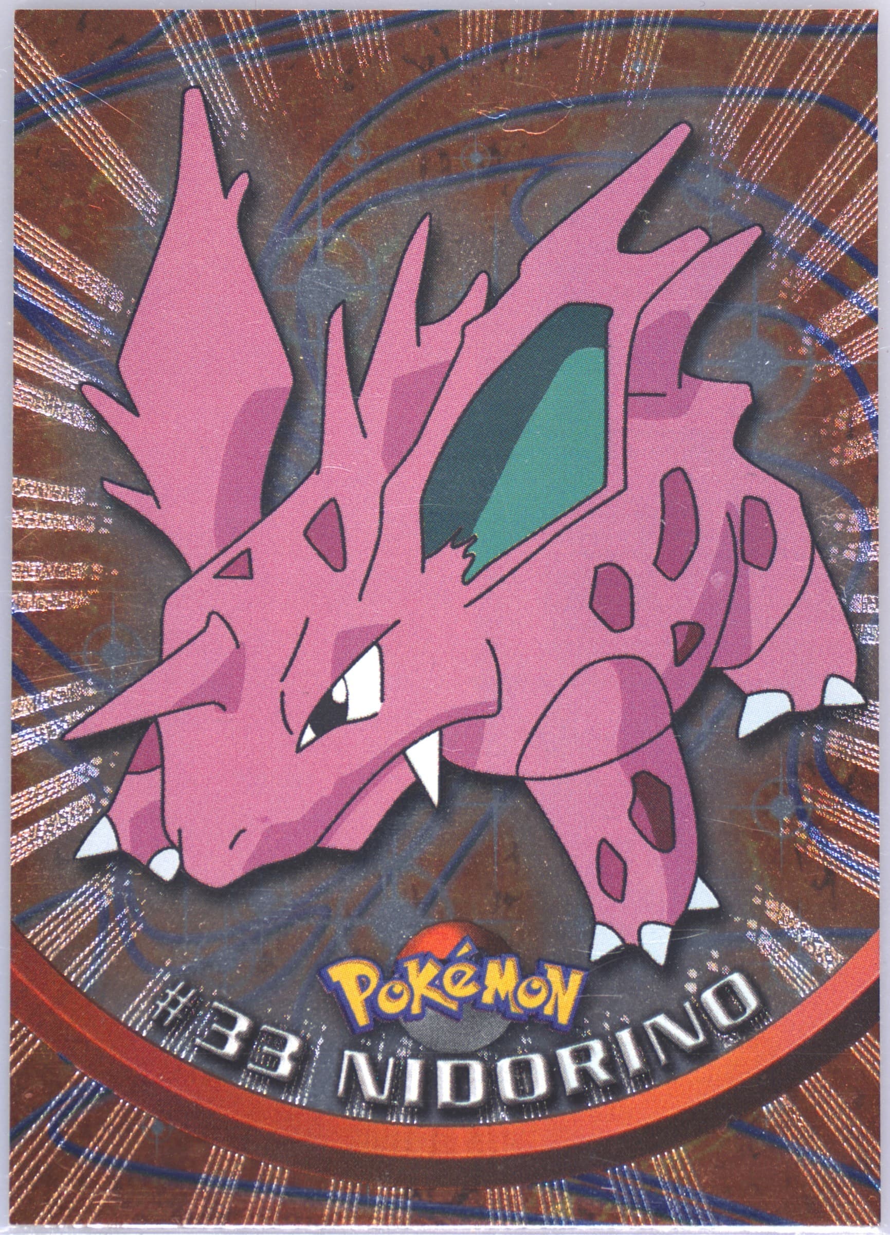 Nidorino Foil (33) 1999 Topps Pokemon TV