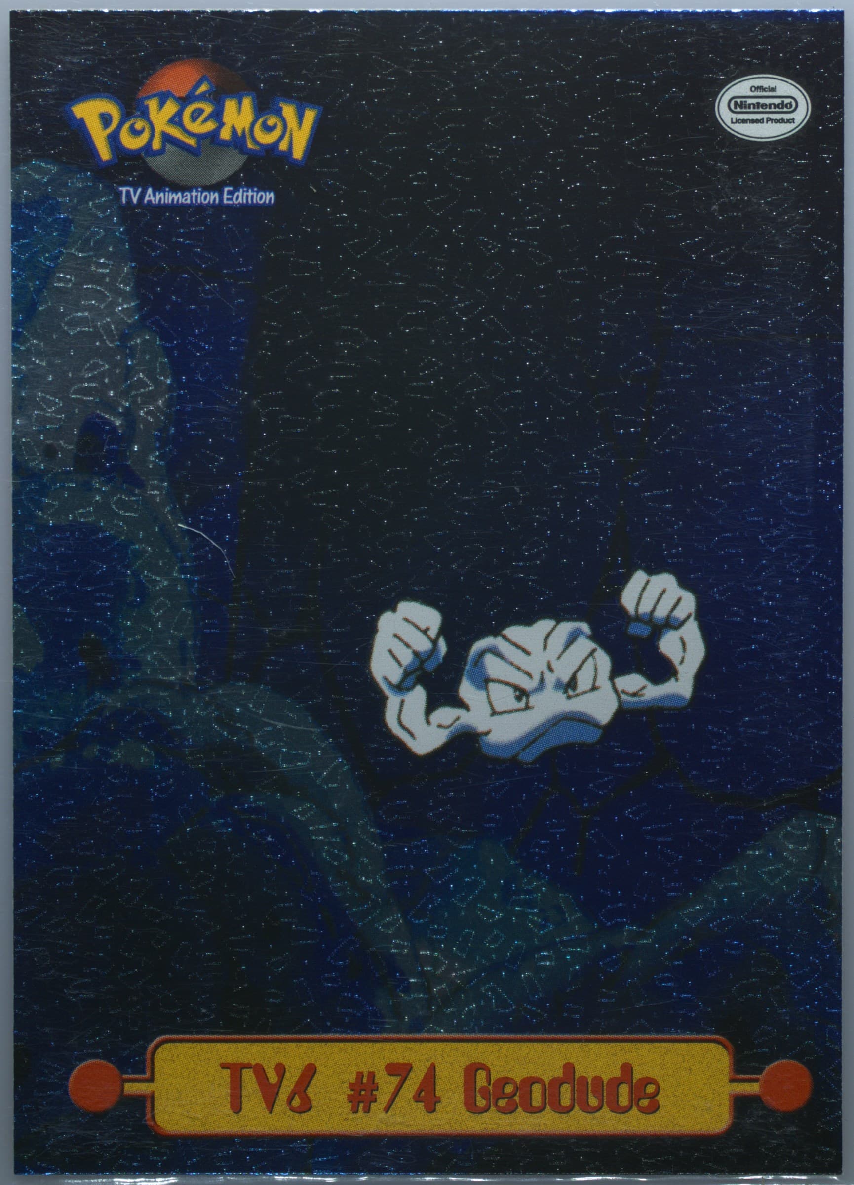 Geodude Foil (TV6) 1999 Topps Pokemon Series 1 Character Cards