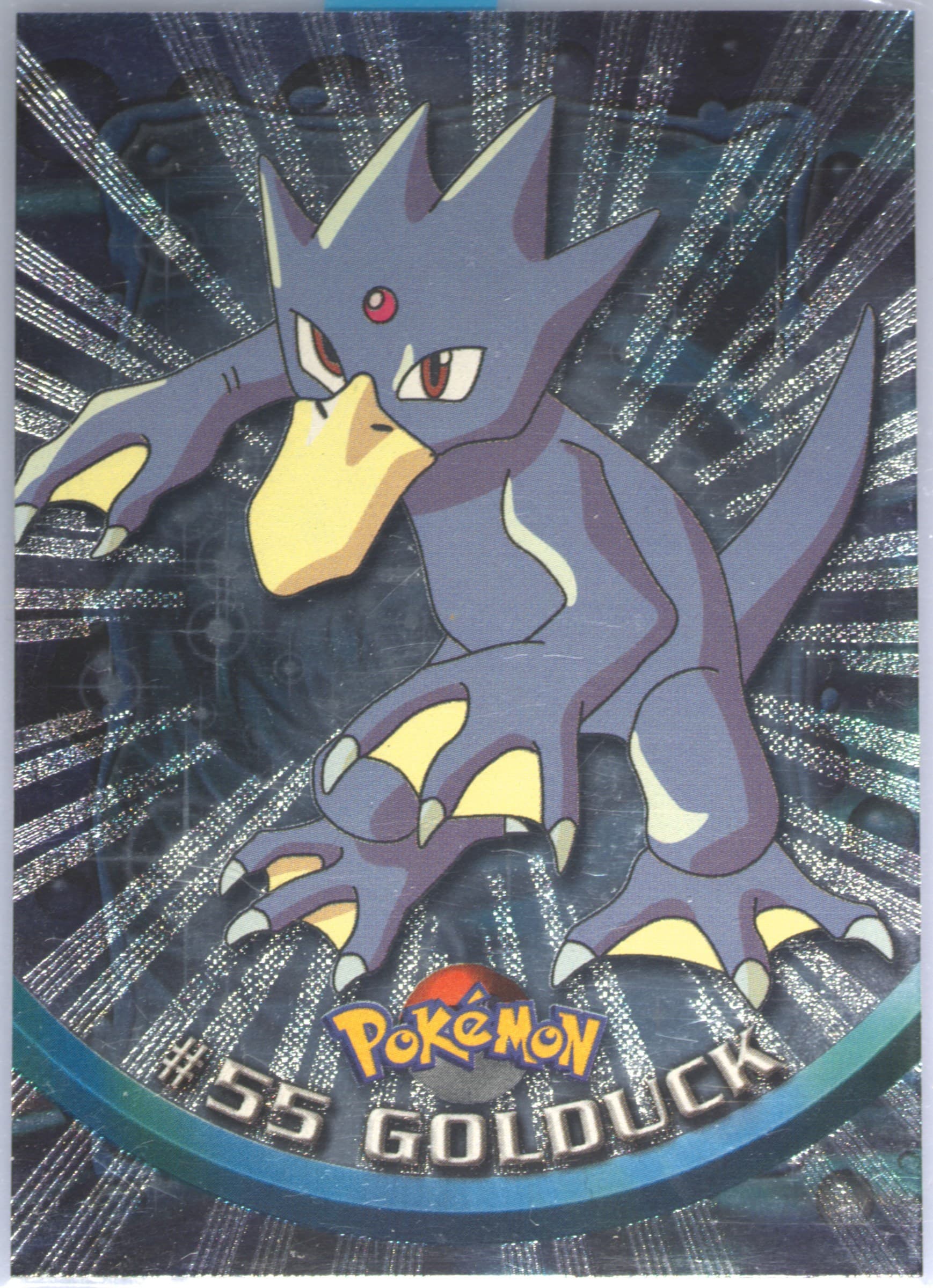 Golduck Foil (55) 1999 Topps Pokemon TV