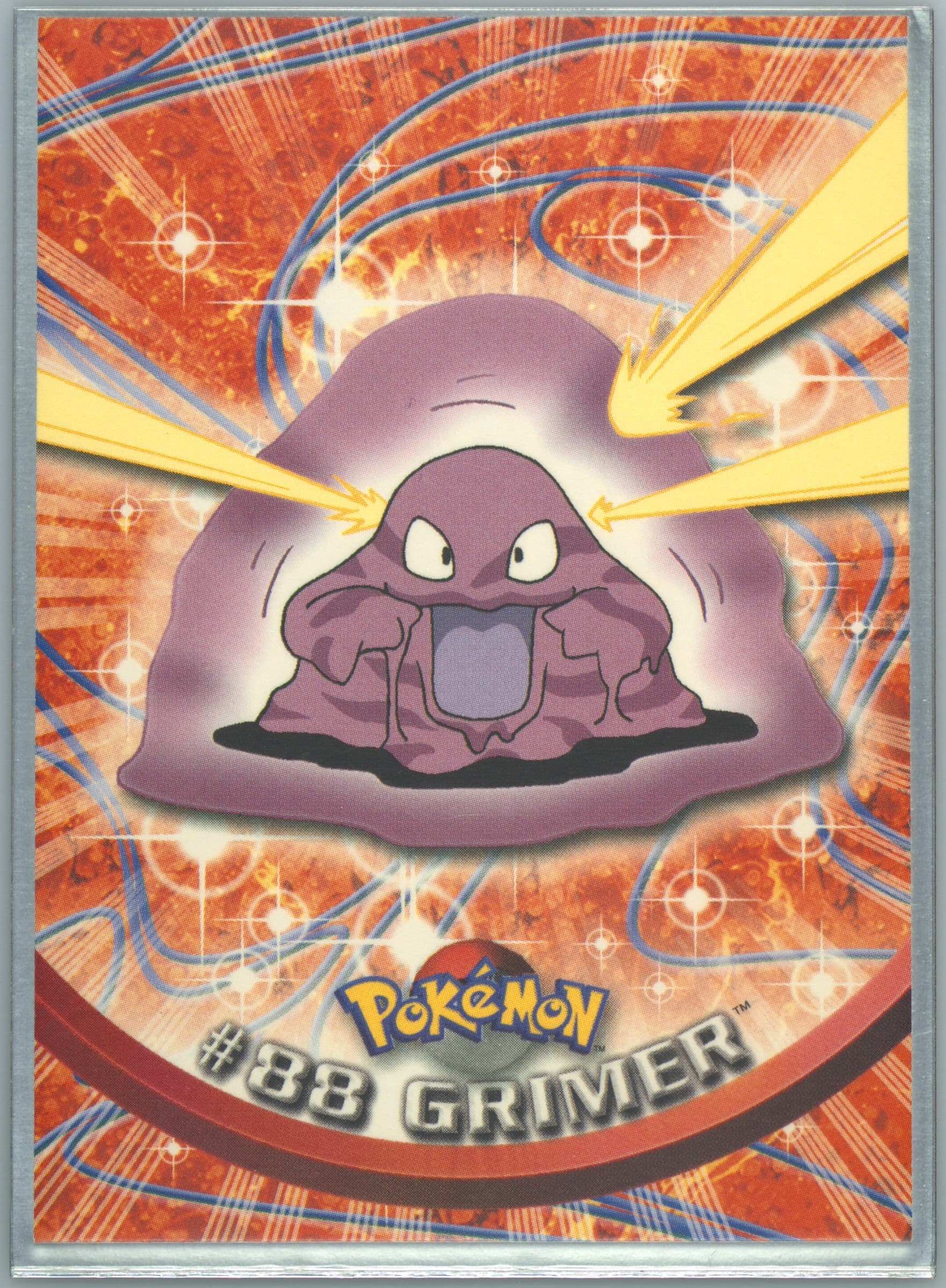 Grimer (88) 2000 Topps Pokemon TV Animation Series 2