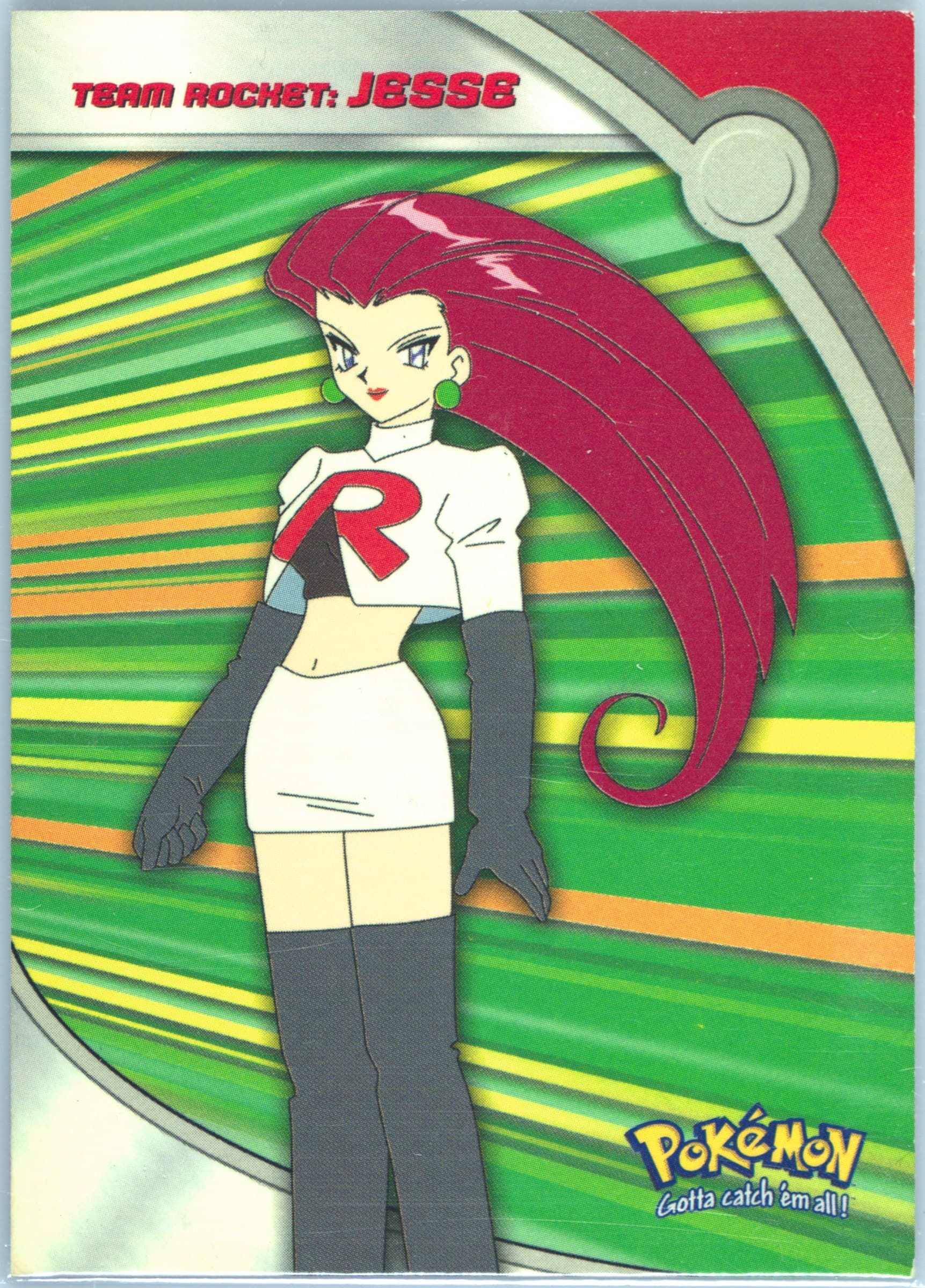 Jesse Foil (HV2) 2000 Topps Pokemon TV Animation Series 2 Heroes & Villains