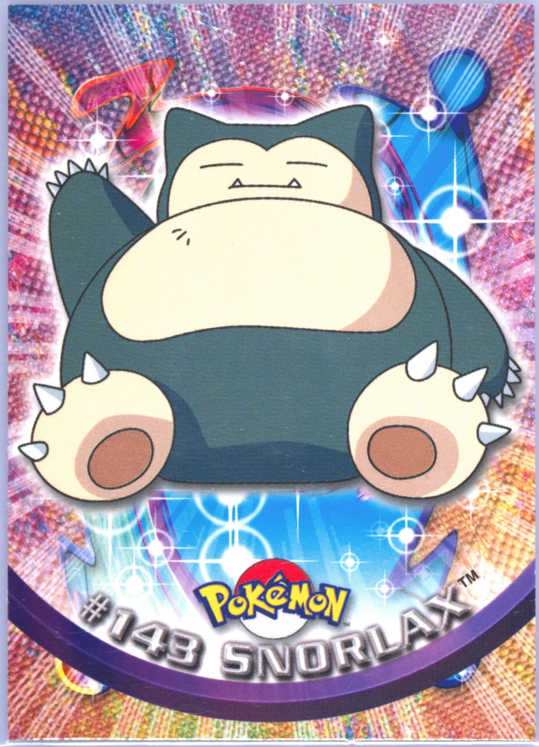Snorlax (143) 2000 Topps Pokemon TV Animation Series 3