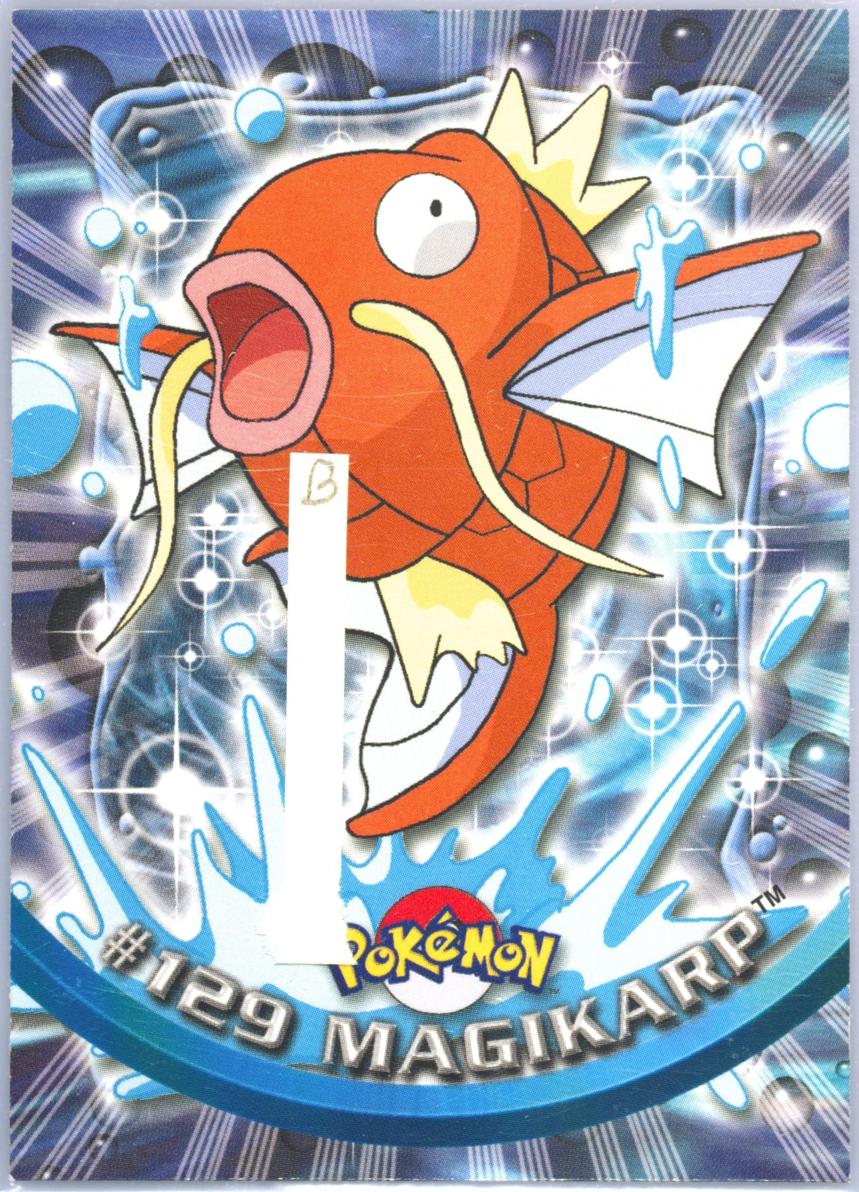 Magikarp (129) 2000 Topps Pokemon TV Animation Series 3