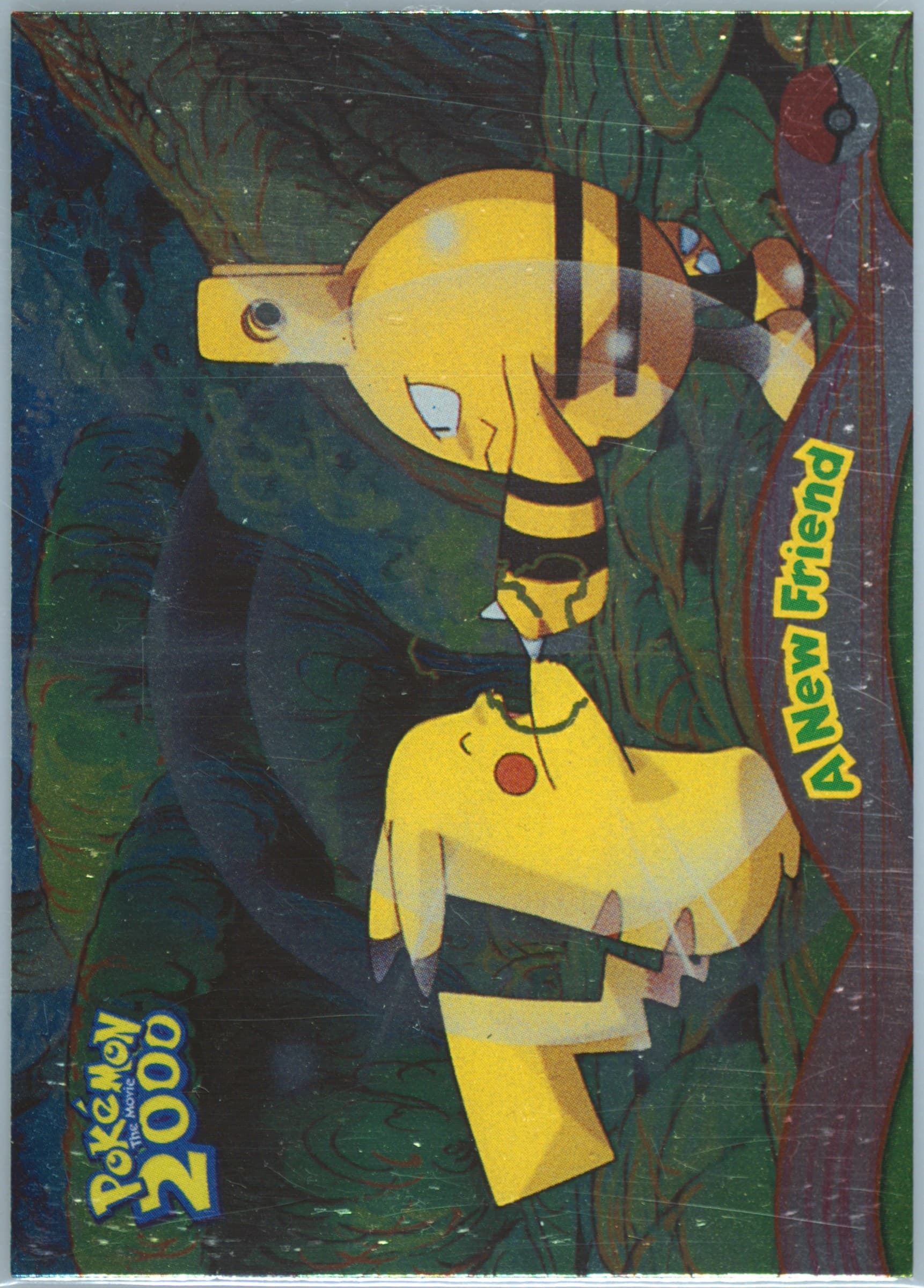 A New Friend Foil (5) 2000 Topps Pokemon the Movie 2000