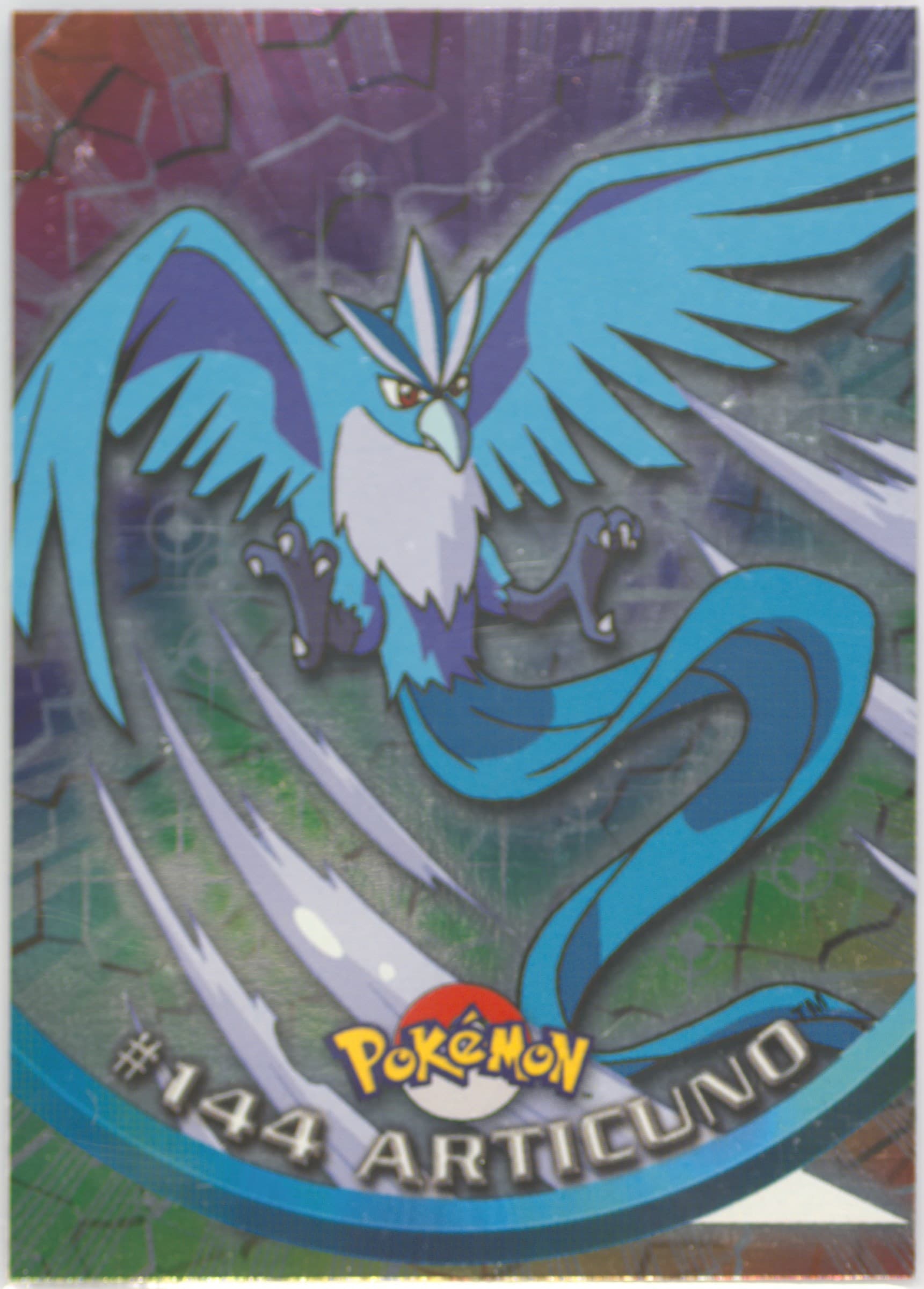 Articuno Foil (144) 2000 Topps Pokemon TV Animation Series 3