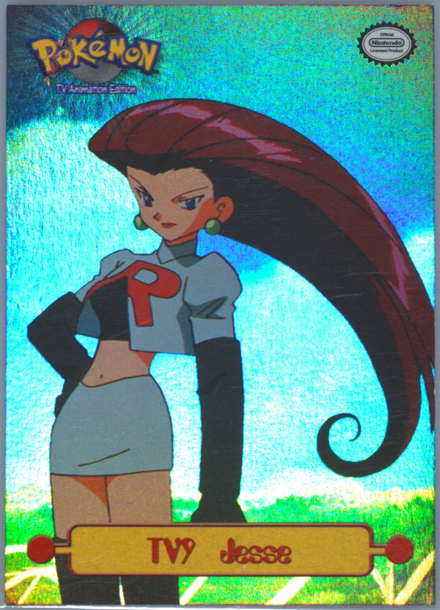 Jesse Rainbow (TV9) 1999 Topps Pokemon Series 1 Character Cards