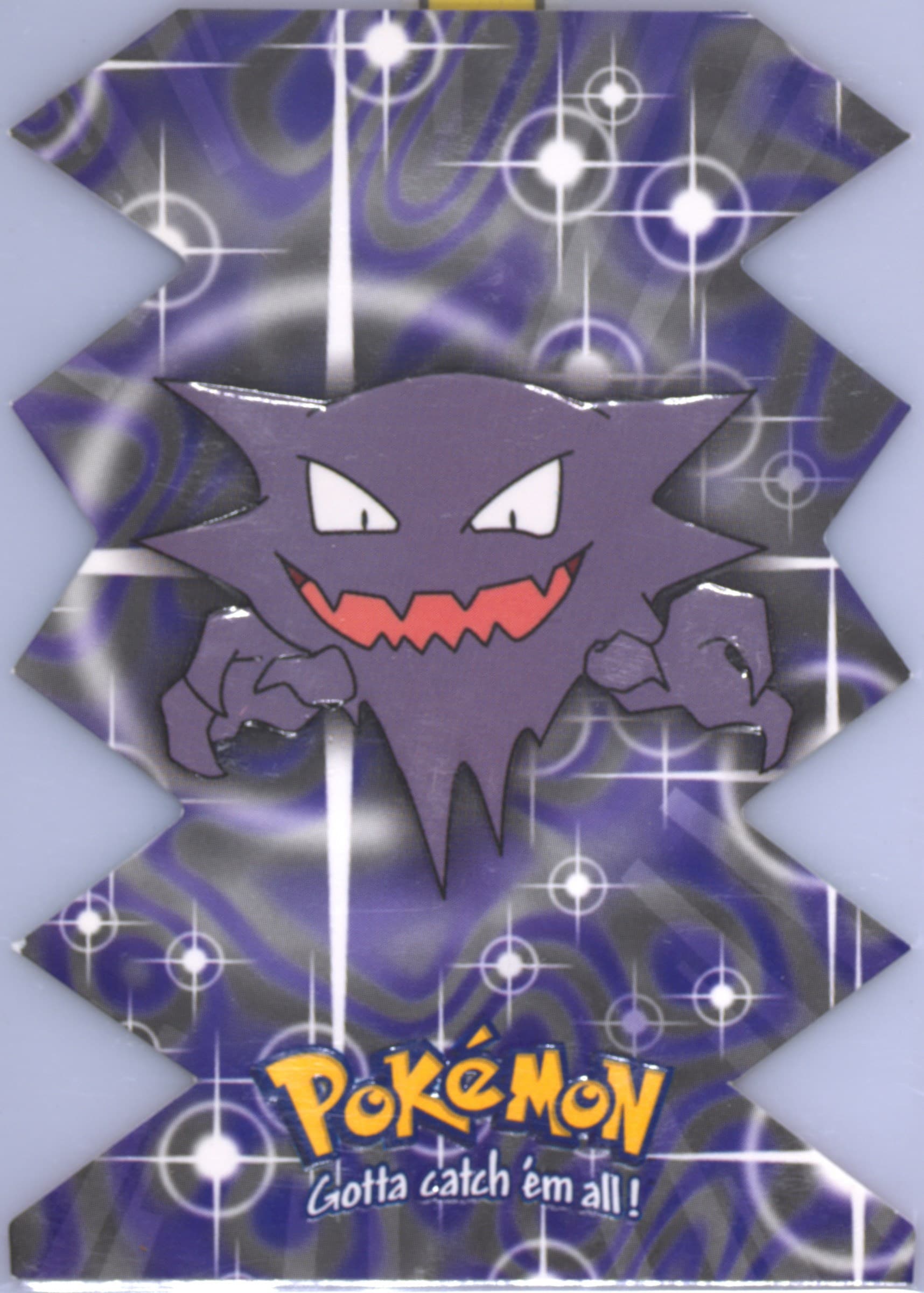 Haunter (EV05) 2000 Topps Pokemon TV Animation Series 3 Die-Cut Embossed
