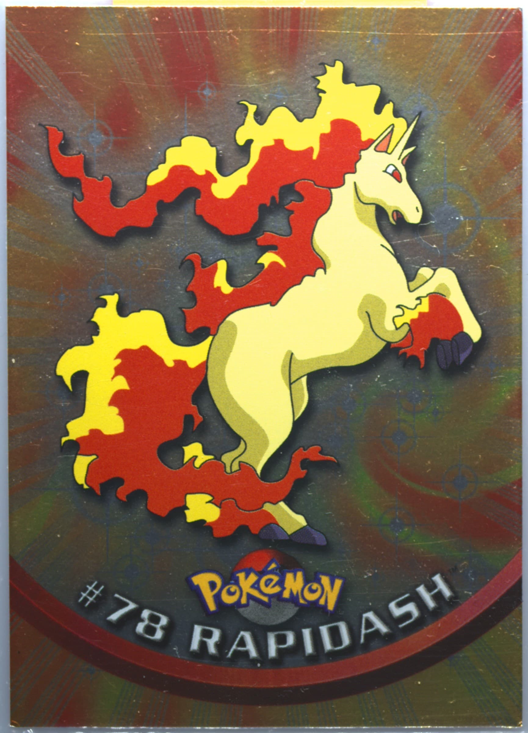 Rapidash Foil (78) 2000 Topps Pokemon TV Animation Series 2