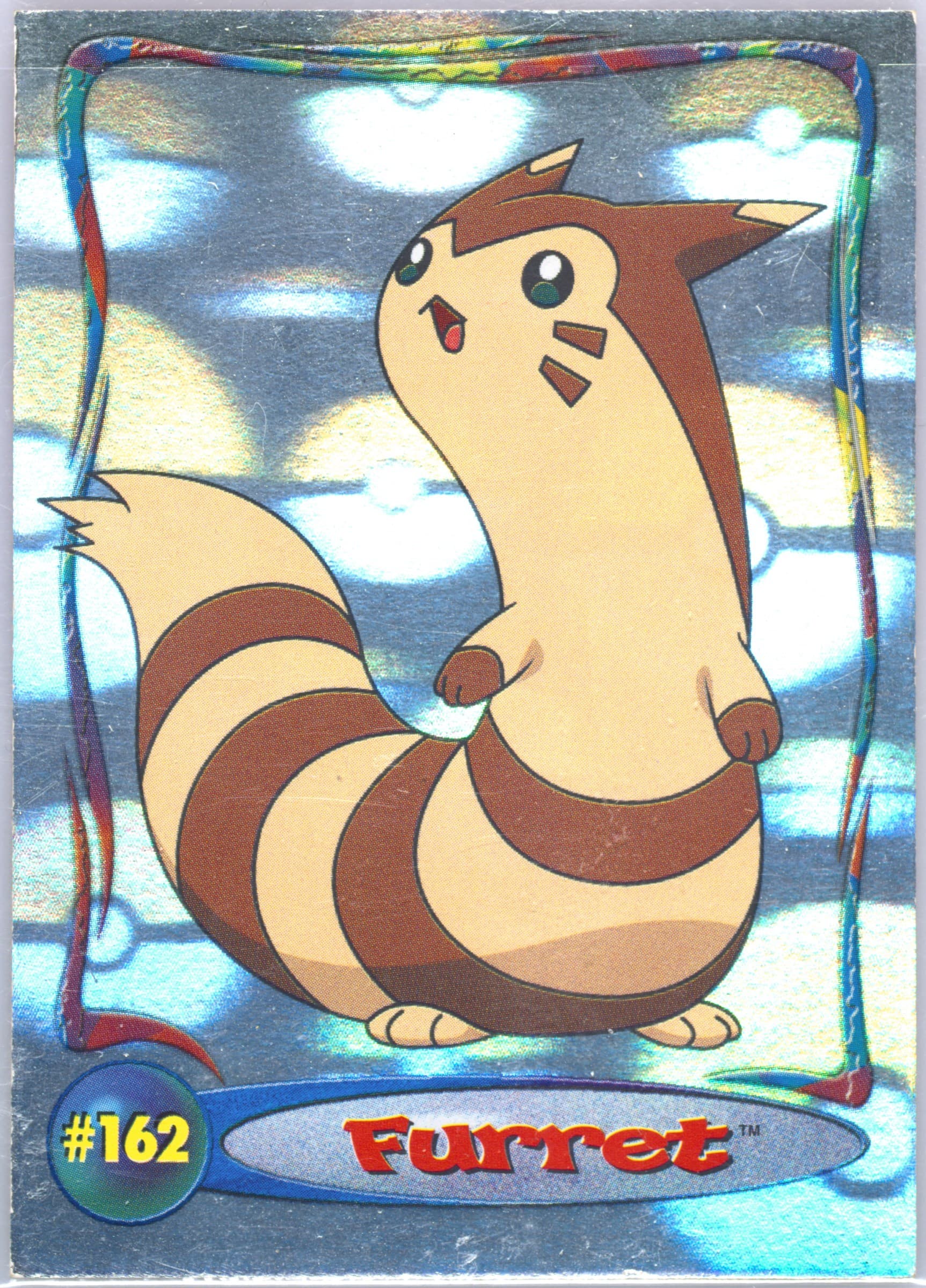 Furret (4) 2001 Topps Pokemon Johto Series 1 Hologram Cards