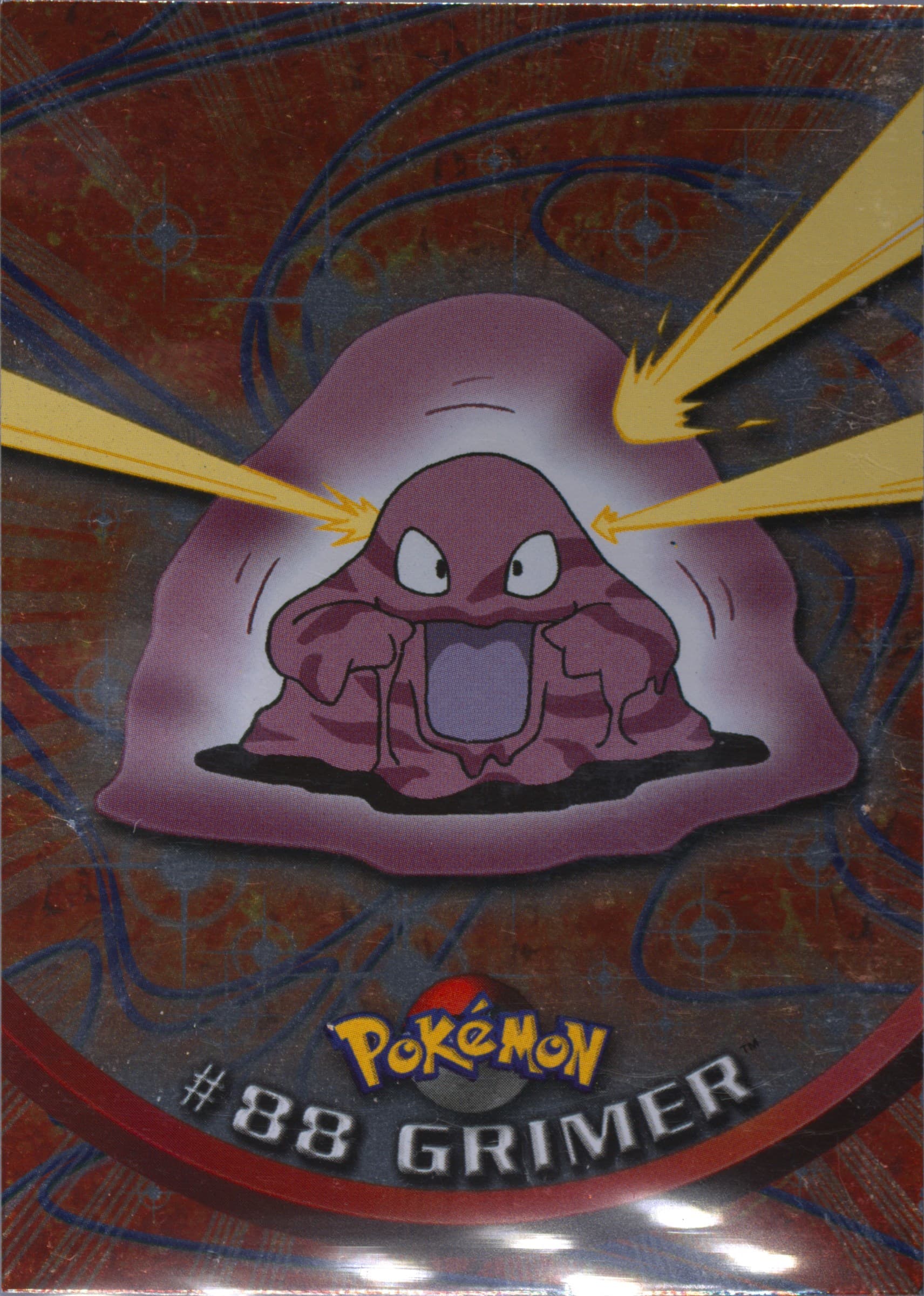 Grimer Foil (88) 2000 Topps Pokemon TV Animation Series 2