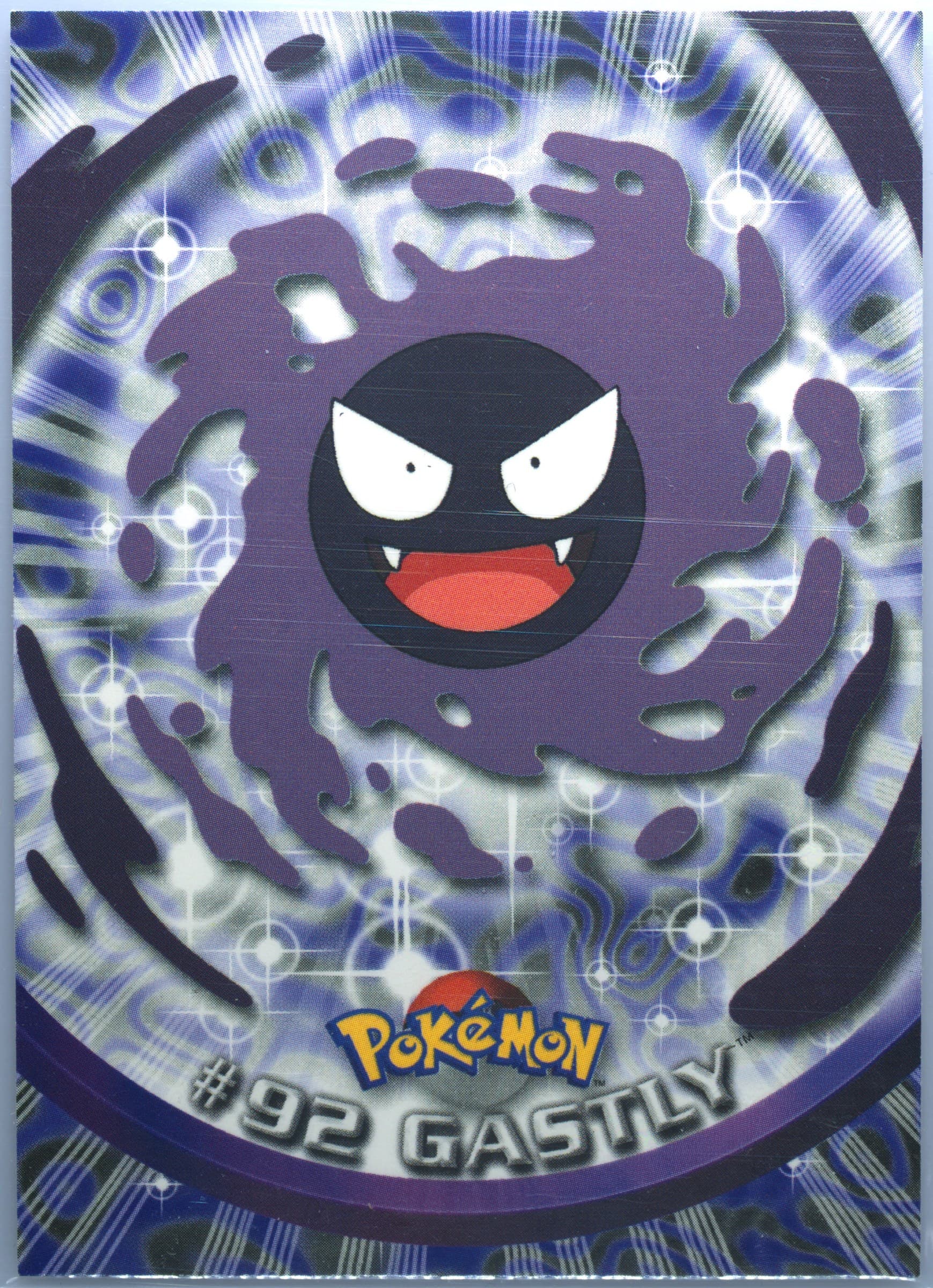 Gastly (92) 2000 Topps Pokemon TV Animation Series 2