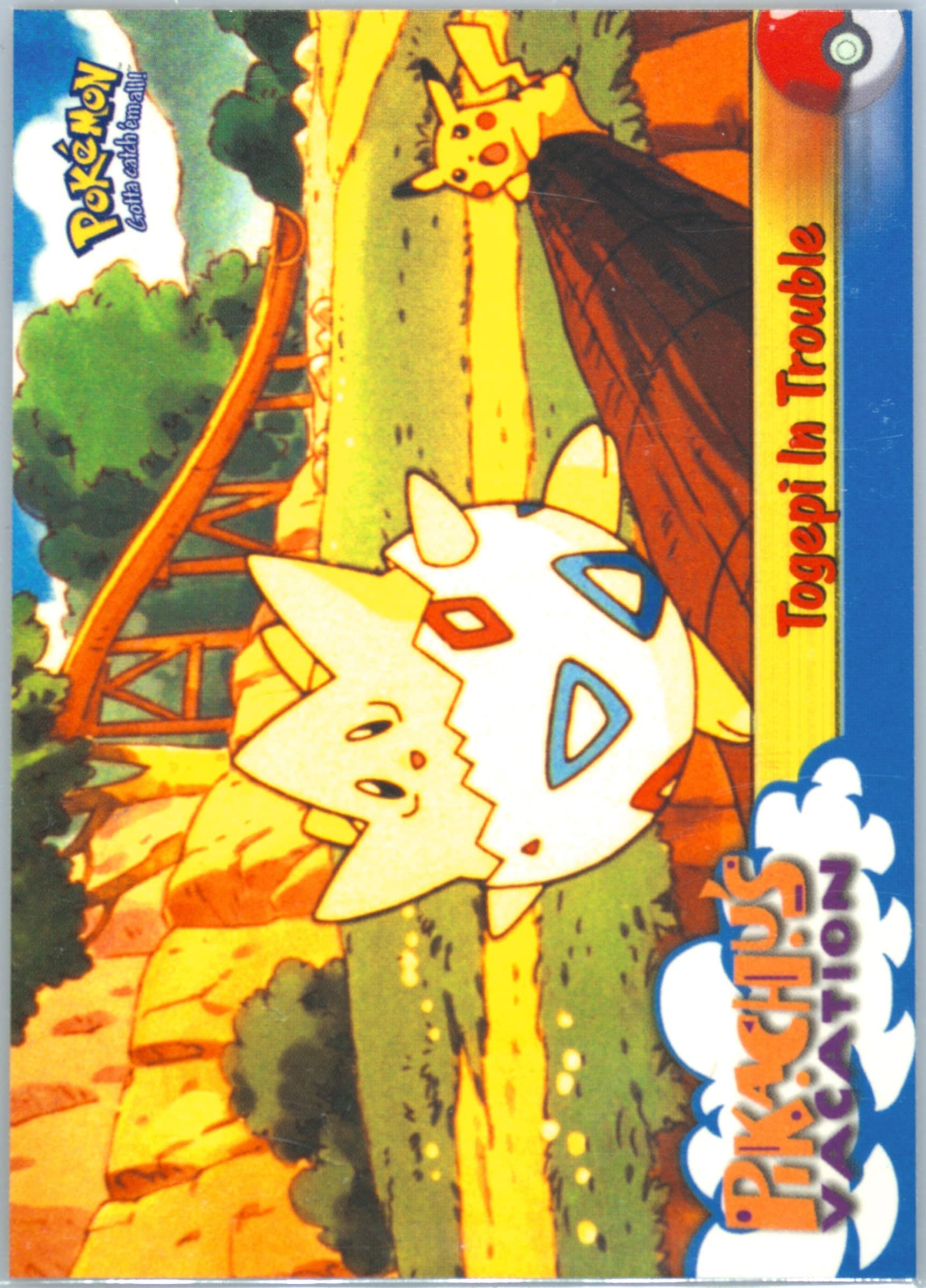 Movie Edition Togepi in Trouble (45) 1999 Topps Pokemon the Movie Edt
