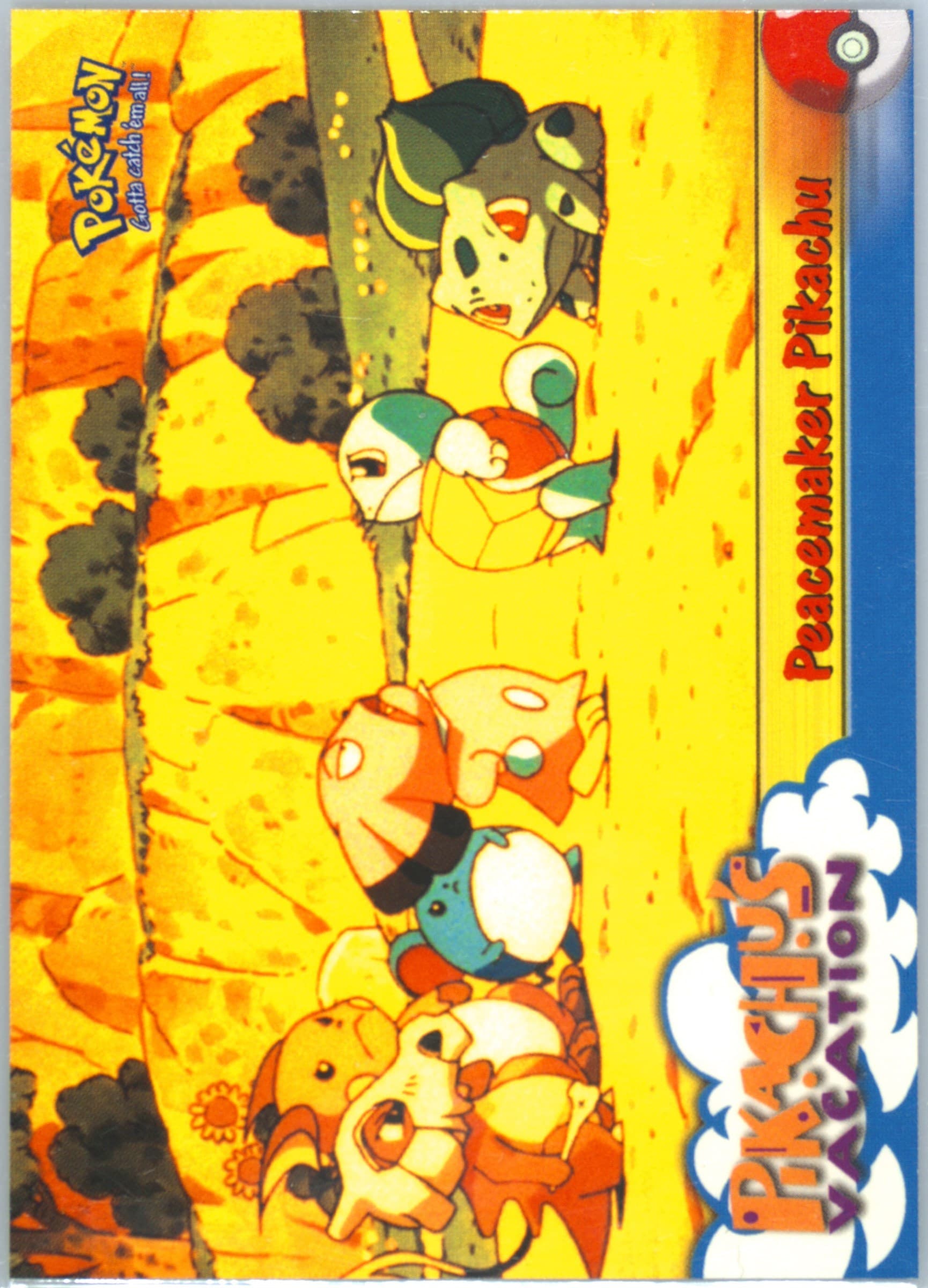 Movie Edition Peacemaker Pikachu (46) 1999 Topps Pokemon the Movie Edt