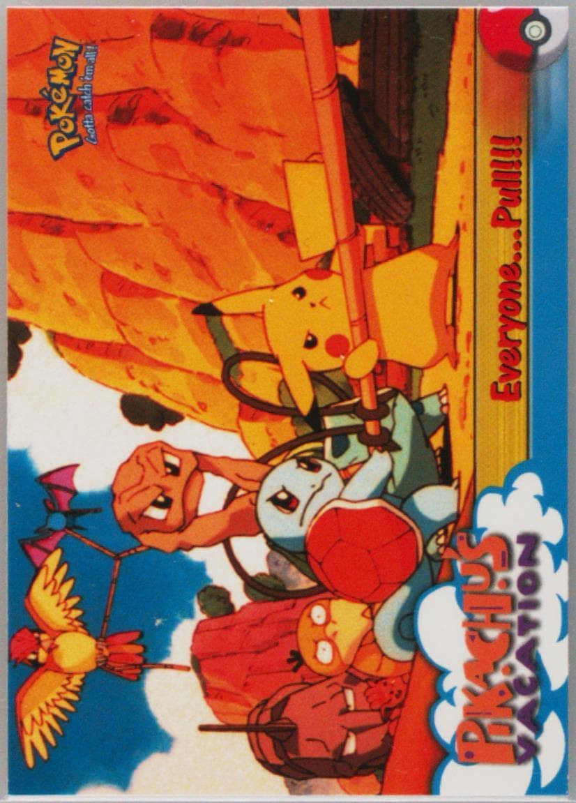 Movie Edition Everyone...Pull!!! (52) 1999 Topps Pokemon the Movie Edt