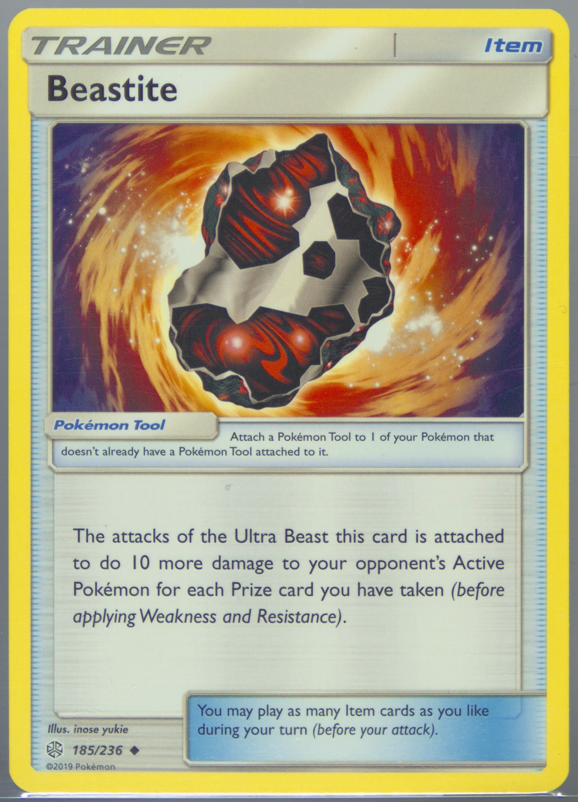 Beastite (185) 2019 Pokemon Sun & Moon Cosmic Eclipse