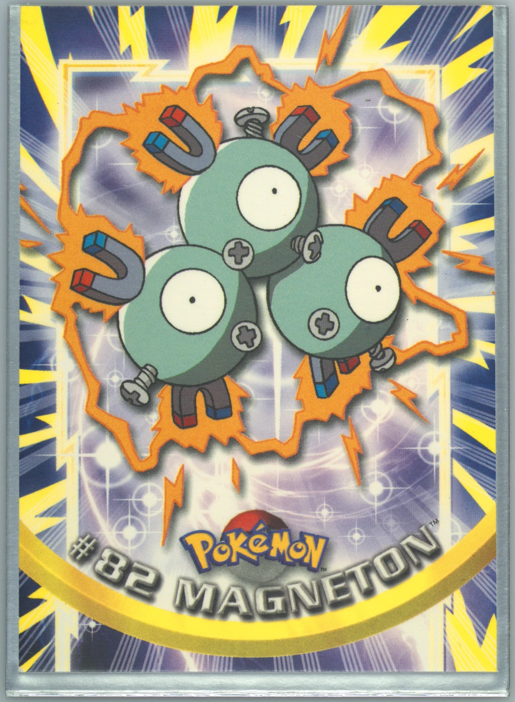 Magneton (82) 2000 Topps Pokemon TV Animation Series 2