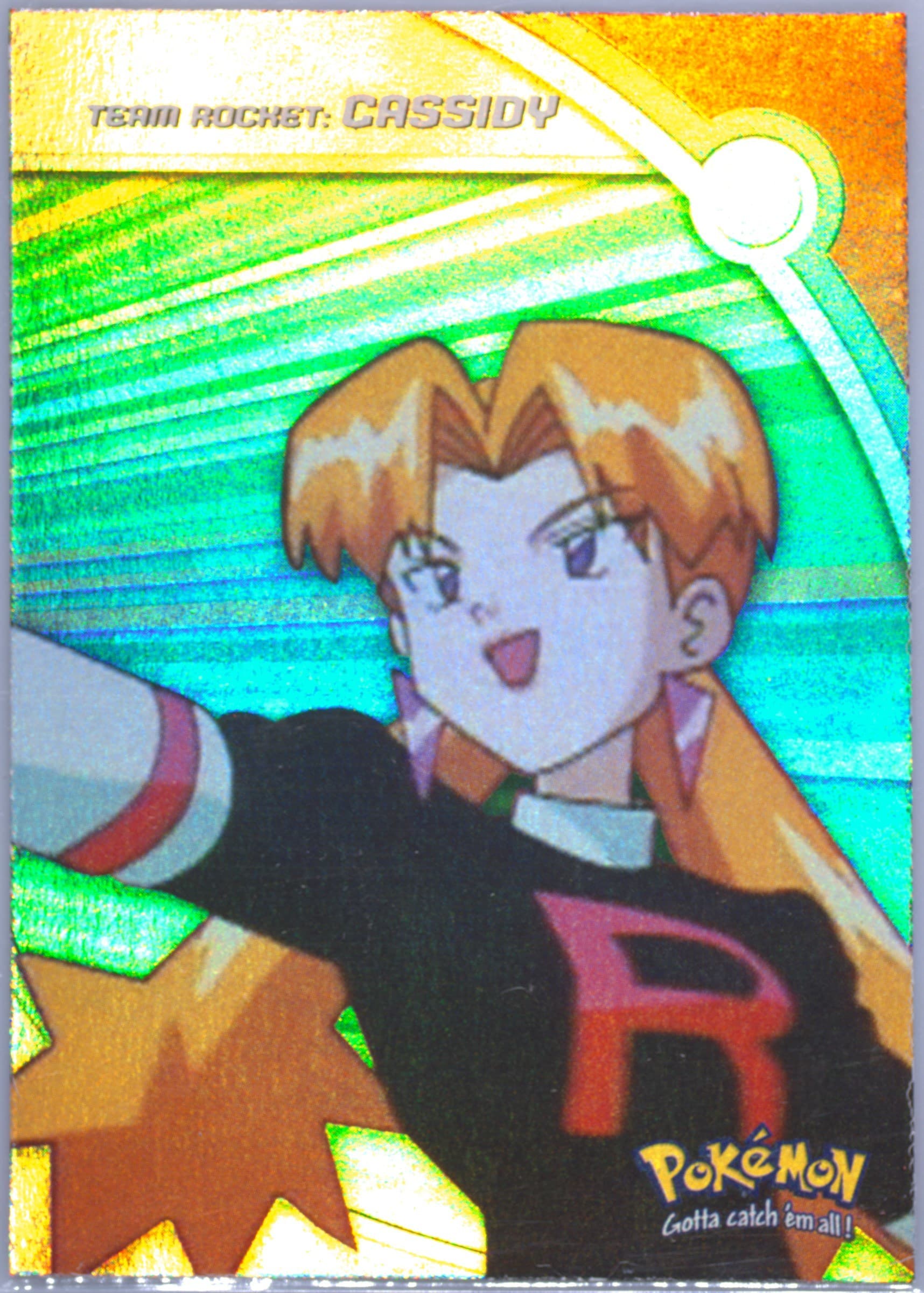 Cassidy Rainbow (HV5) 2000 Topps Pokemon TV Animation Series 2 Heroes & Villains