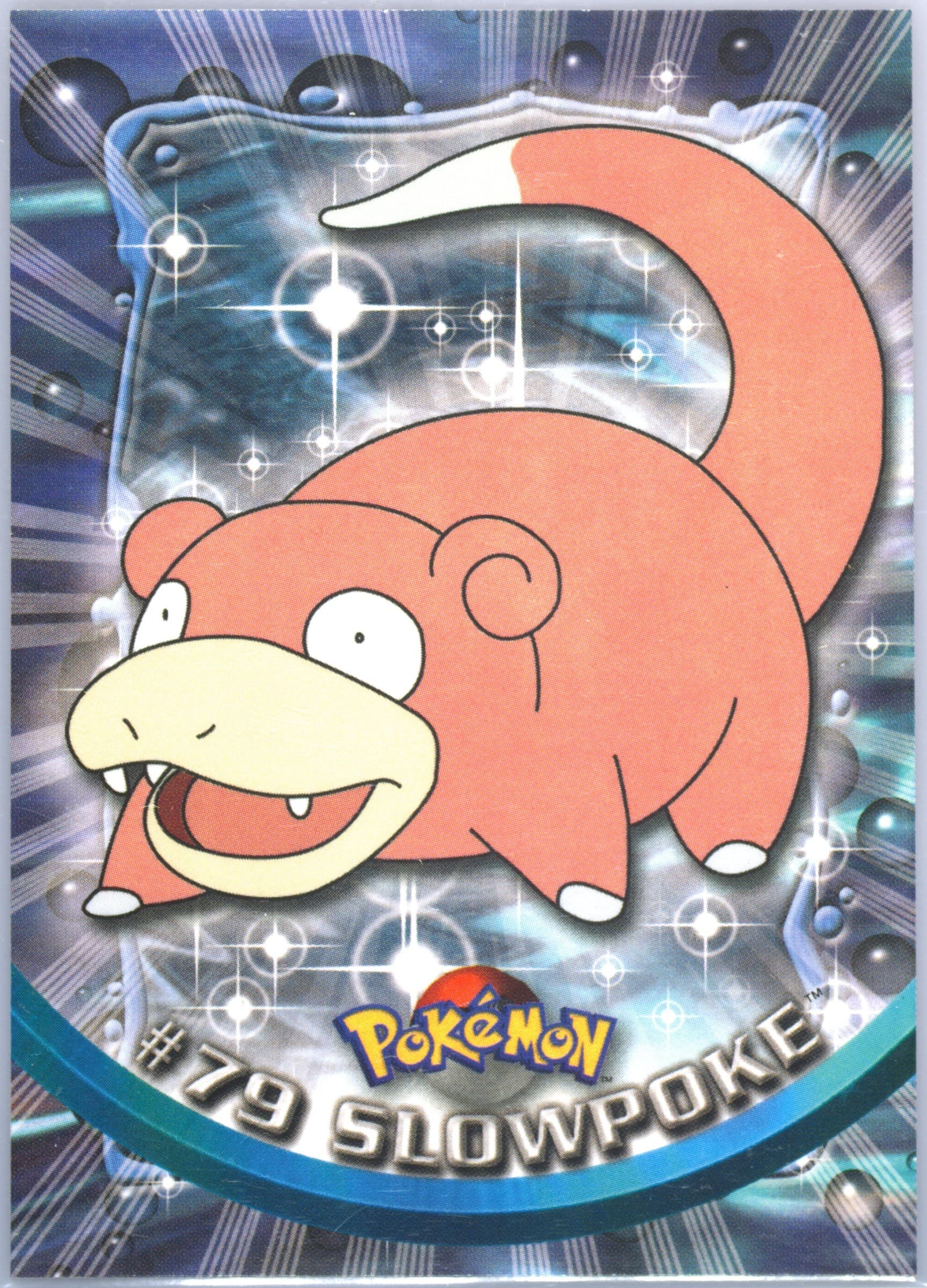 Slowpoke (79) 2000 Topps Pokemon TV Animation Series 2