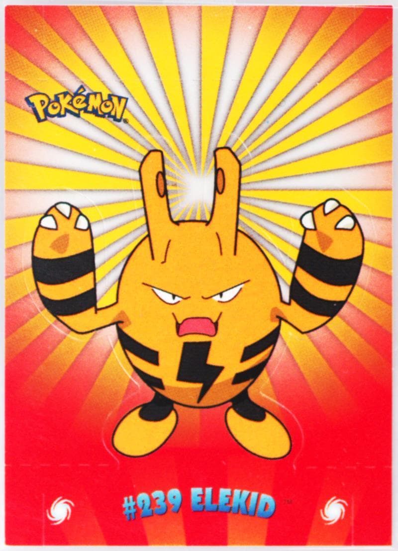 Elekid (10) 2001 Topps Pokemon Johto Series 1 Pop-Up