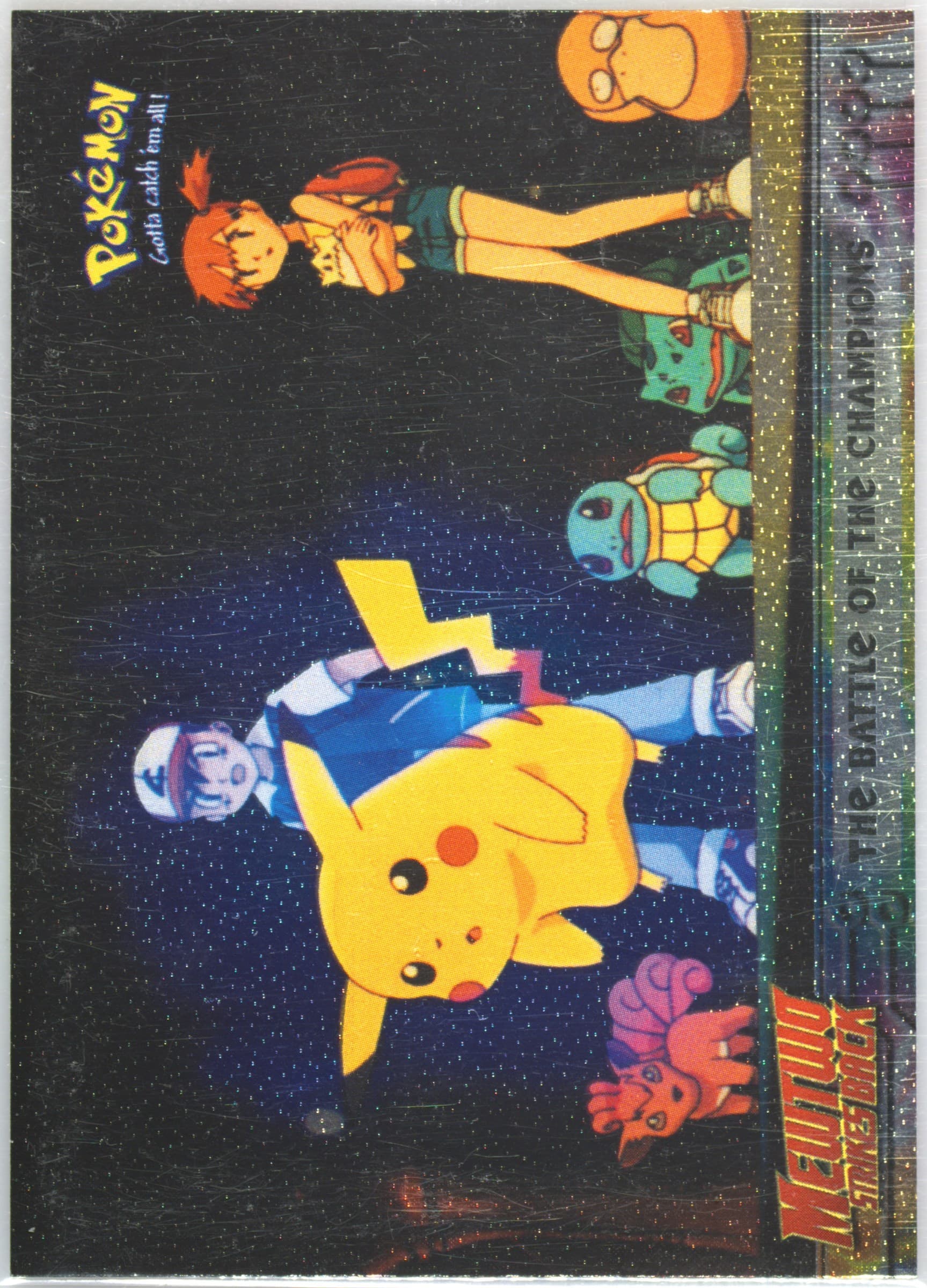Movie Edition The Battle of the Champions-Foil (25) 1999 Topps Pokemon the Movie Edt