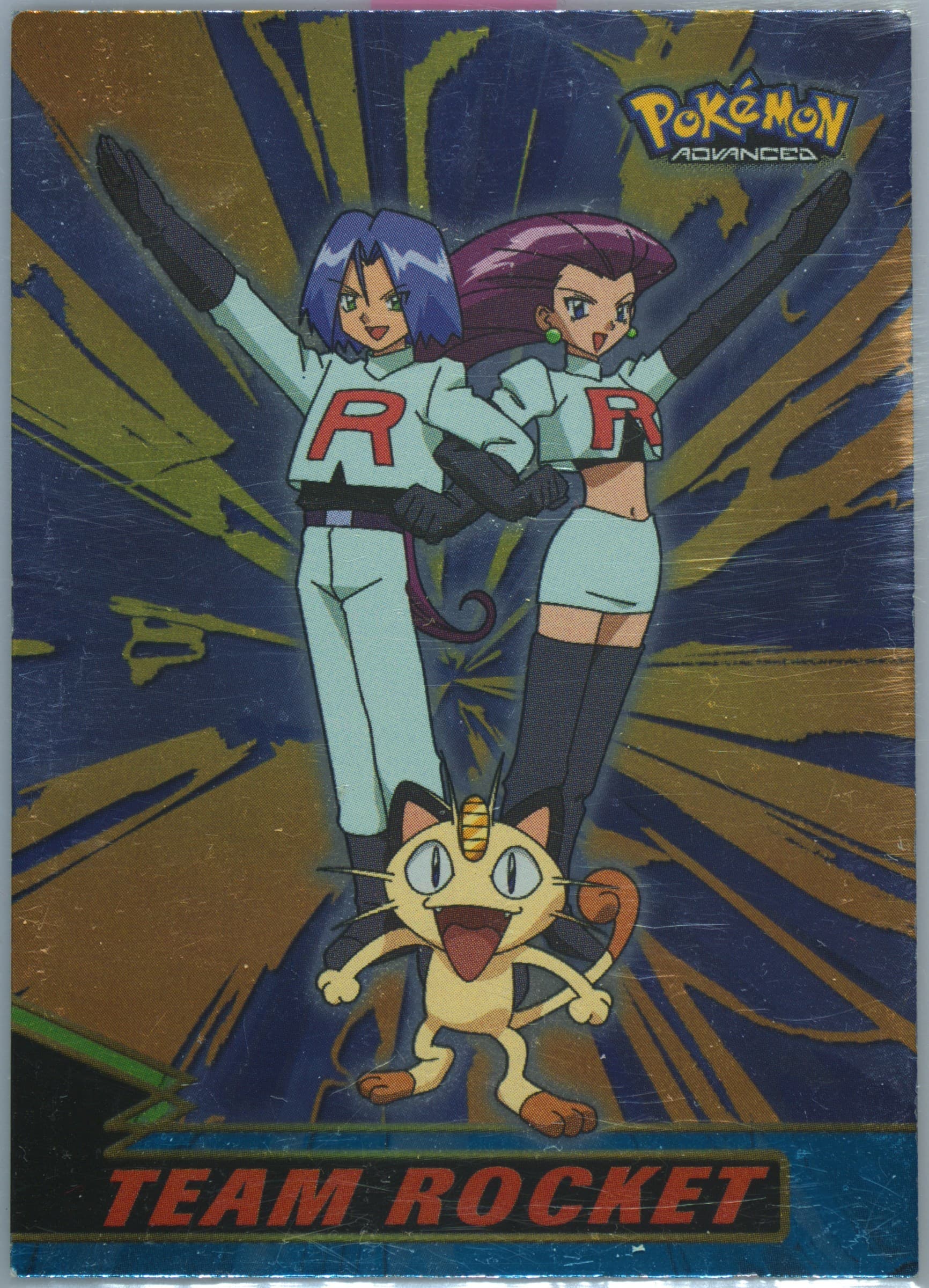 Team Rocket Foil (5) 2003 Topps Pokemon Advanced